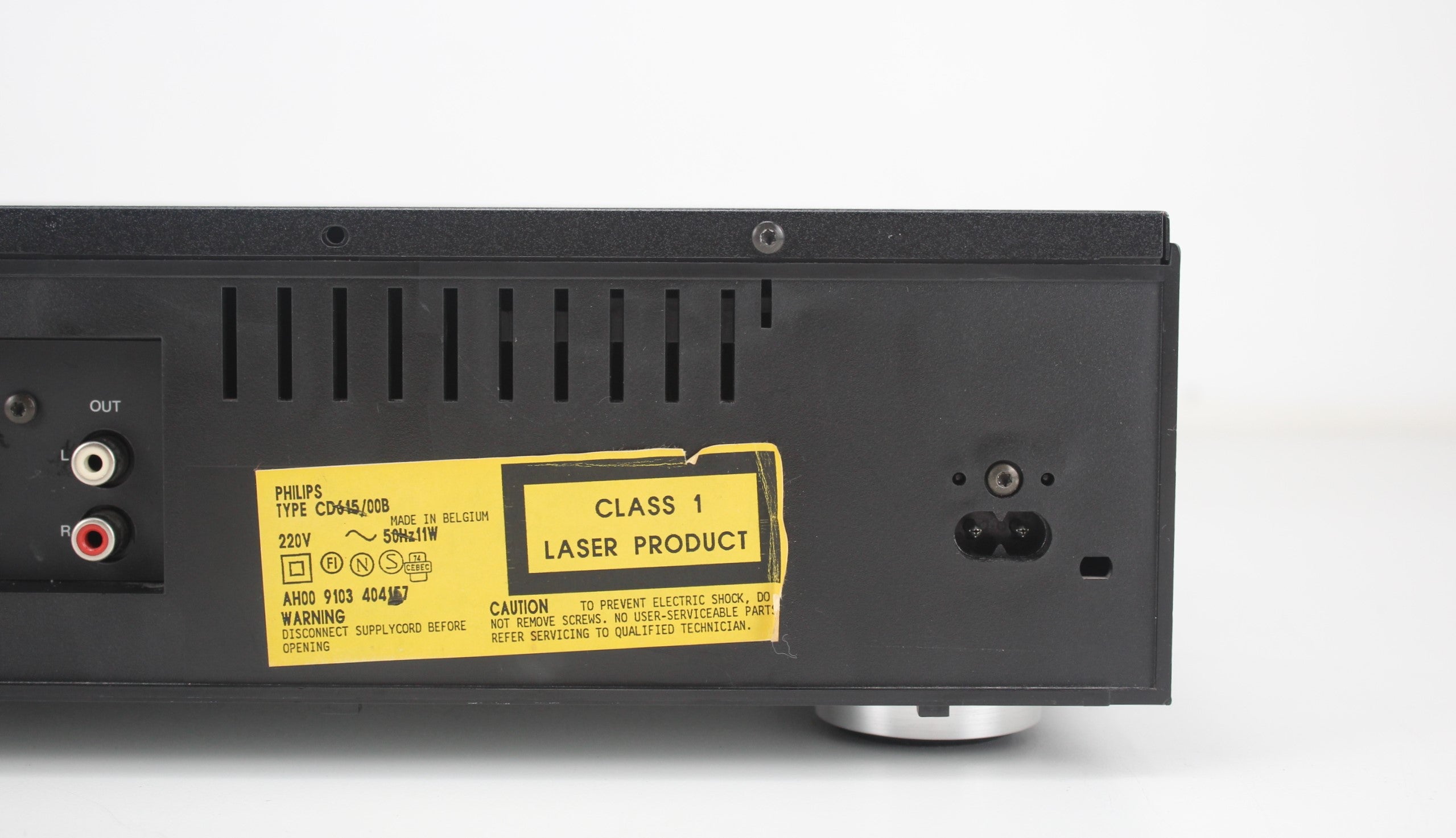 Philips CD615 compact disc - Werkend (lees de beschrijving)