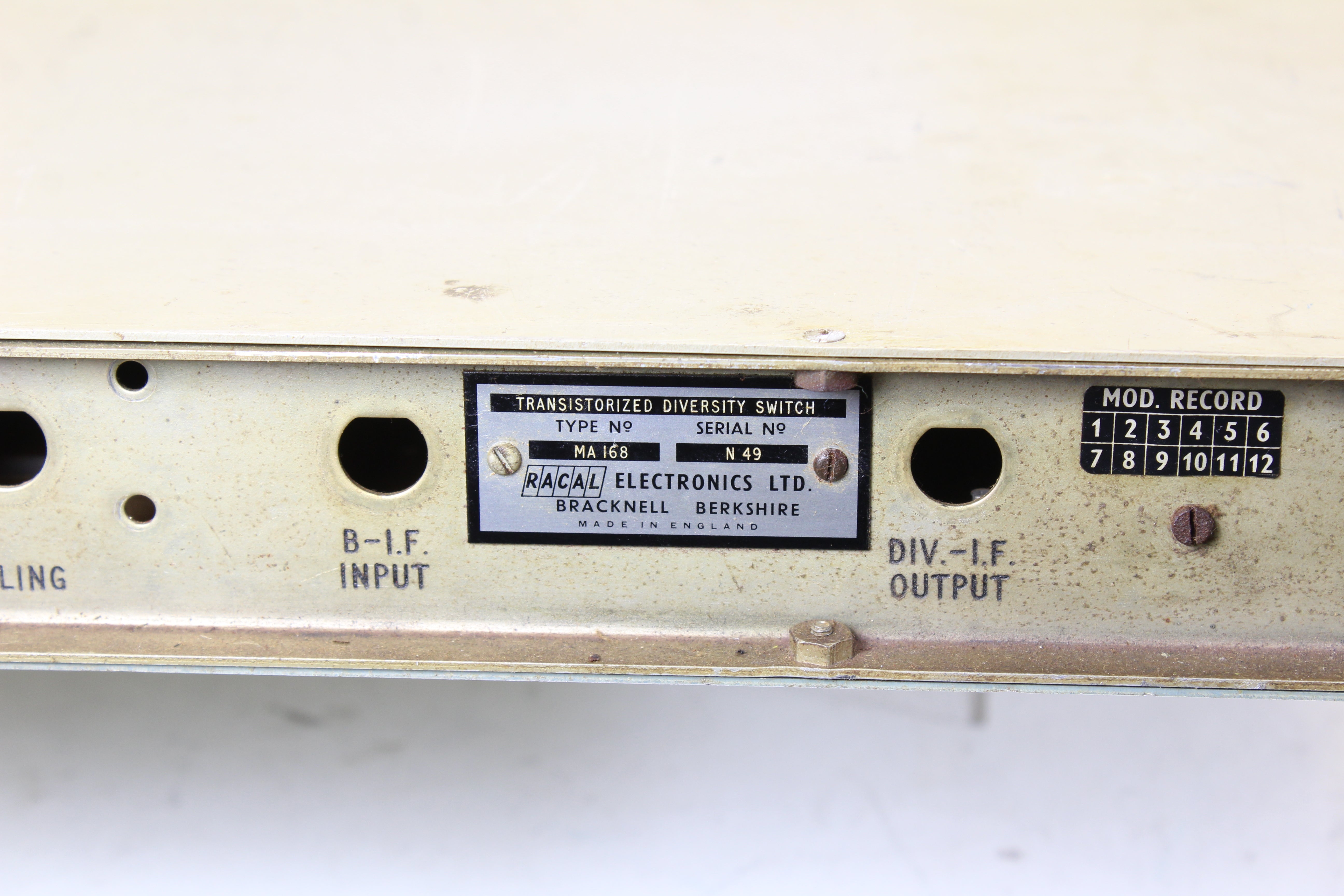 Racal MA 168 Switching Unit (No.2)