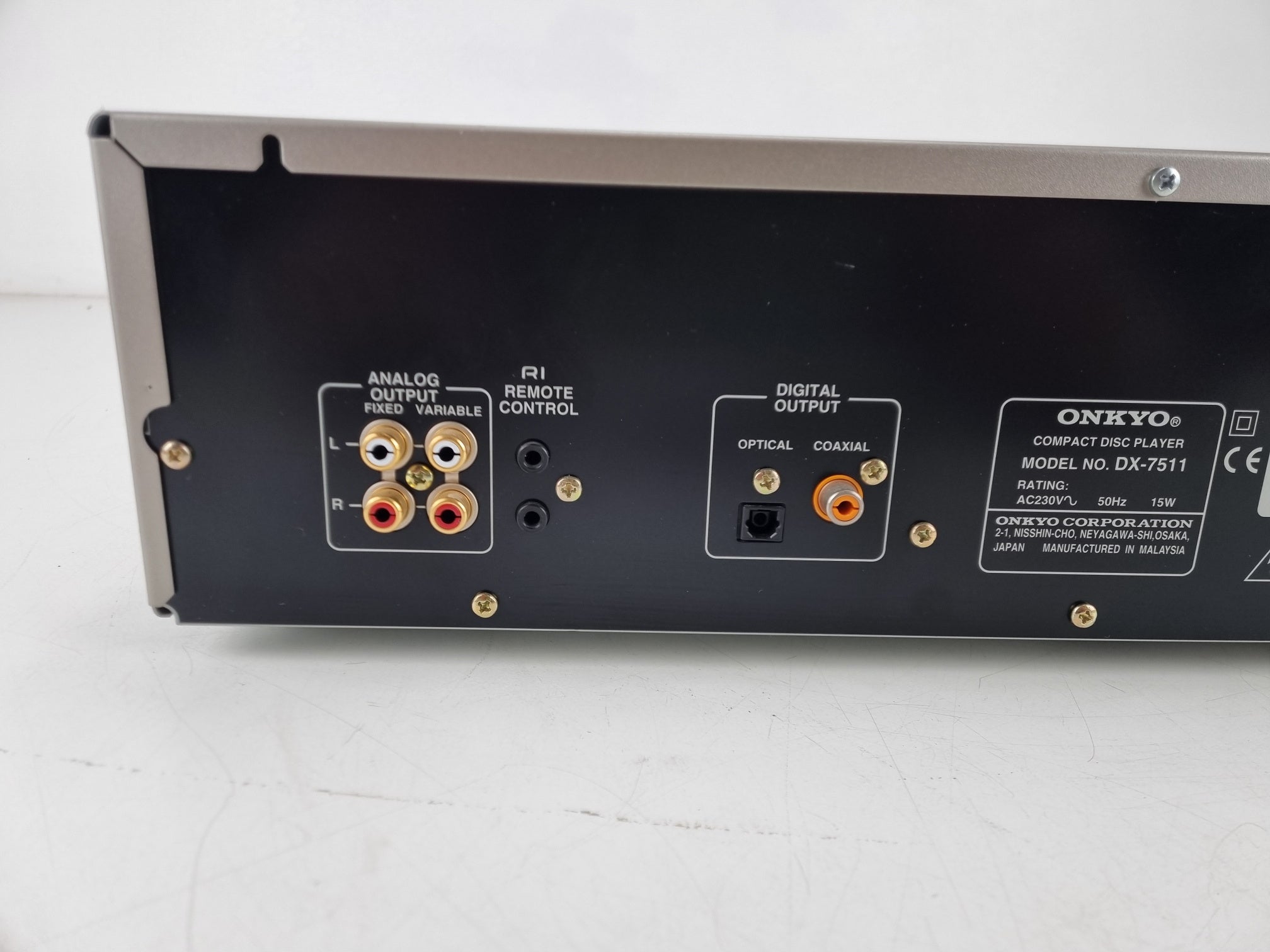 Onkyo DX-7511 - Compact Disc Player - Sold as is!