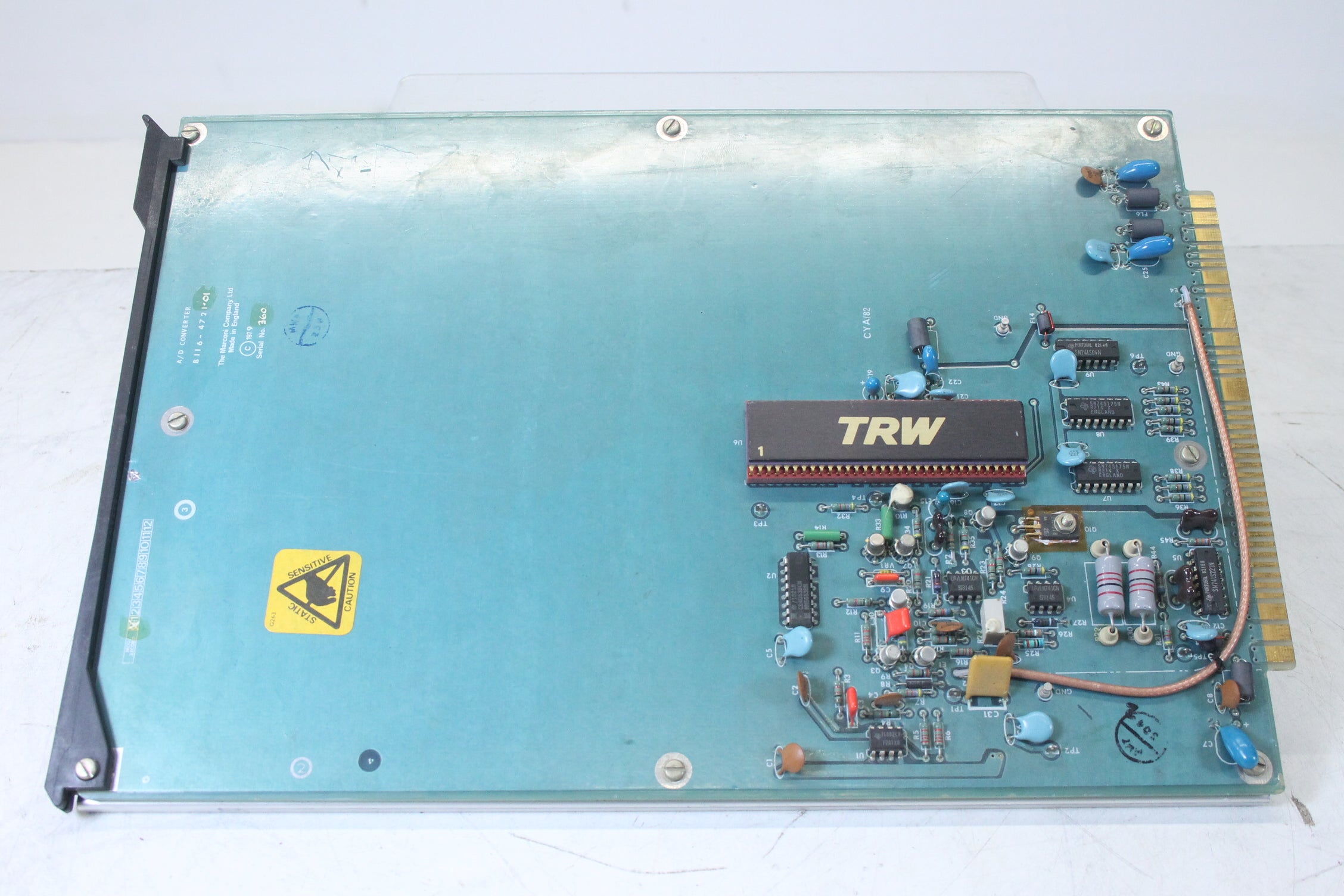 TRW 8 Bit Micrologic A/D Converter On The Marconi Company PCB Board