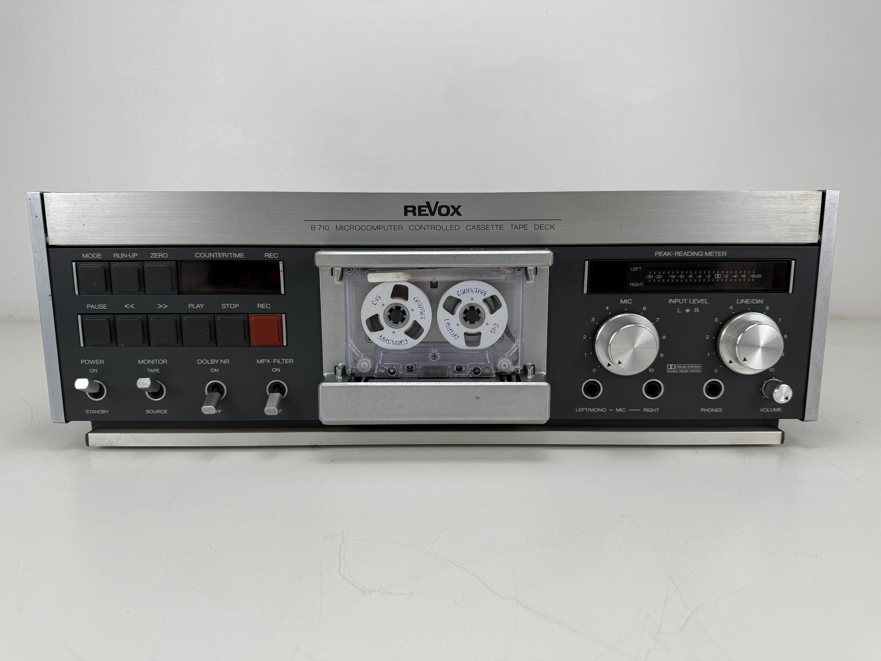 Studer Revox B710 microcomputergestuurd cassettedeck - Onderhoud uitgevoerd
