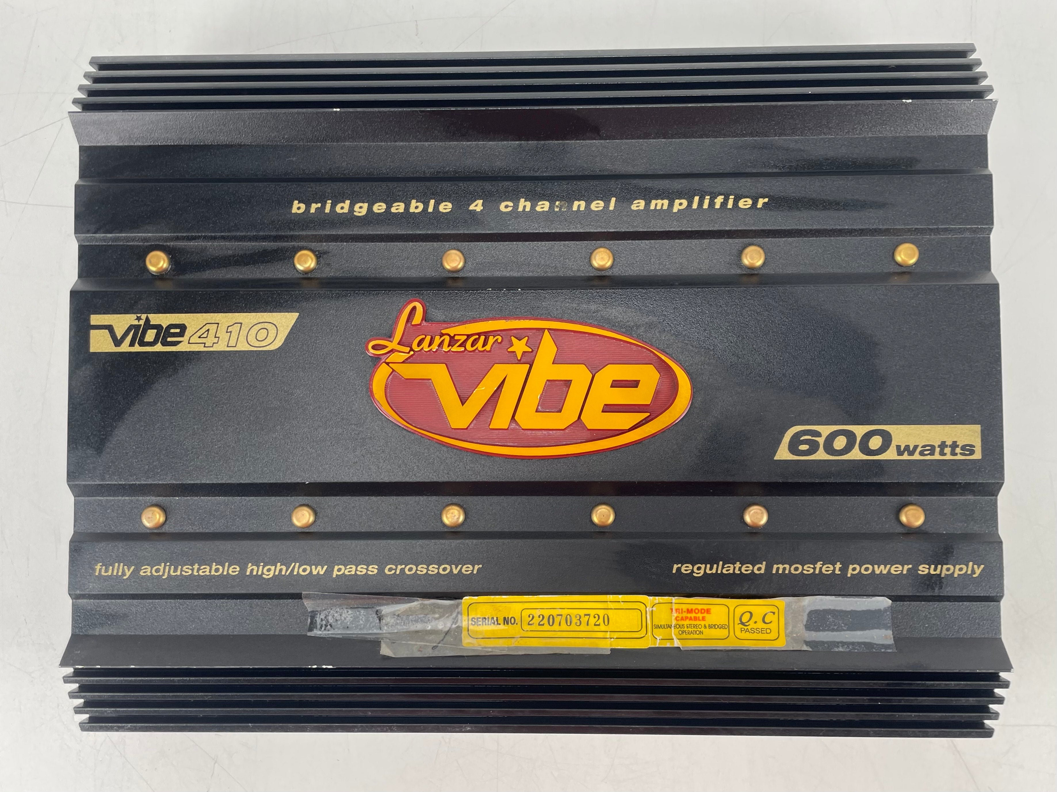 Lanzar VIBE410 4-Channel Car Amplifier