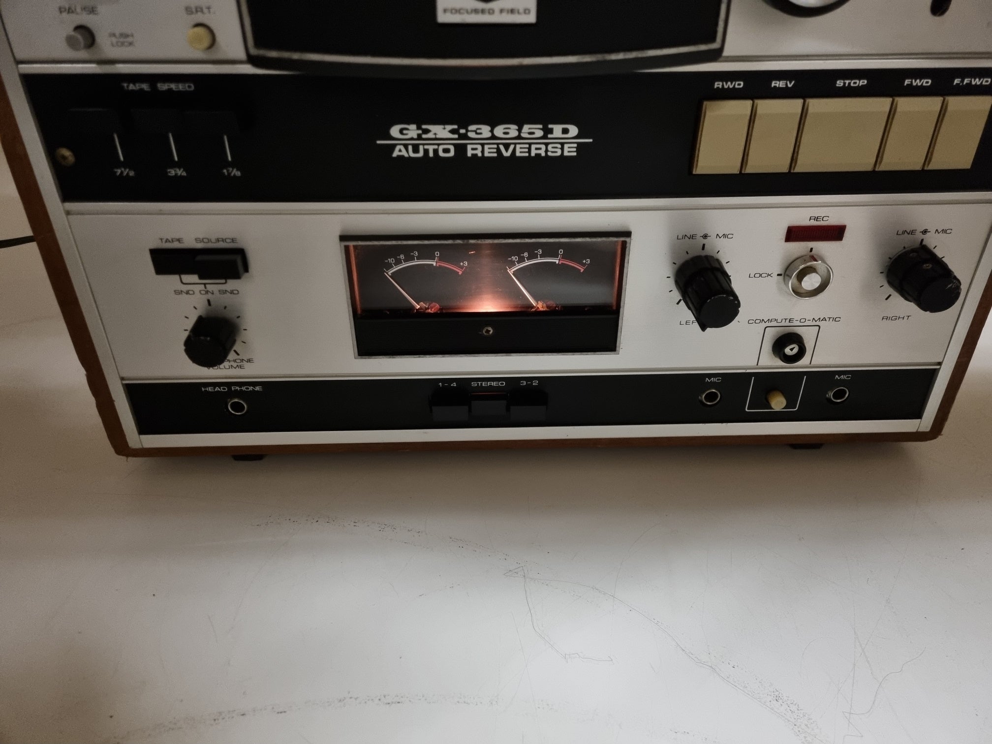 Akai GX-365D - Koppen gereinigd - Contacten hersteld - Werkt