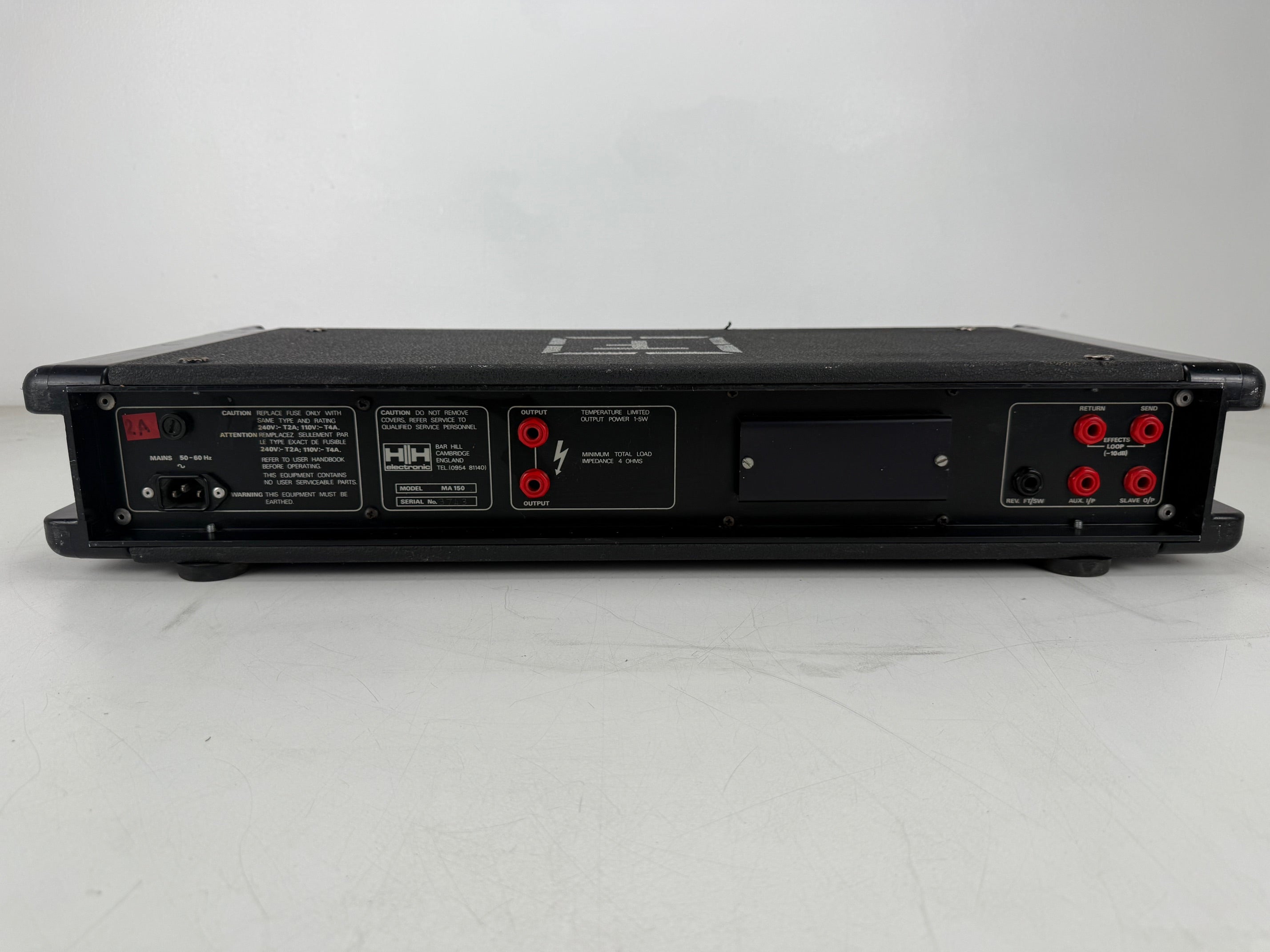 H&H MA150 5-kanaals mixerversterker met ingebouwde veergalm