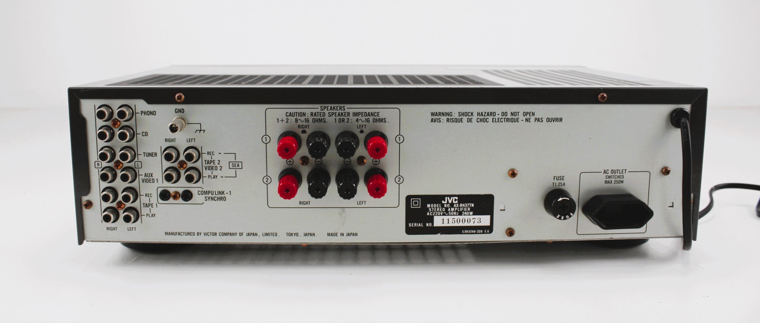 JVC AX-R437 stereo geïntegreerde versterker