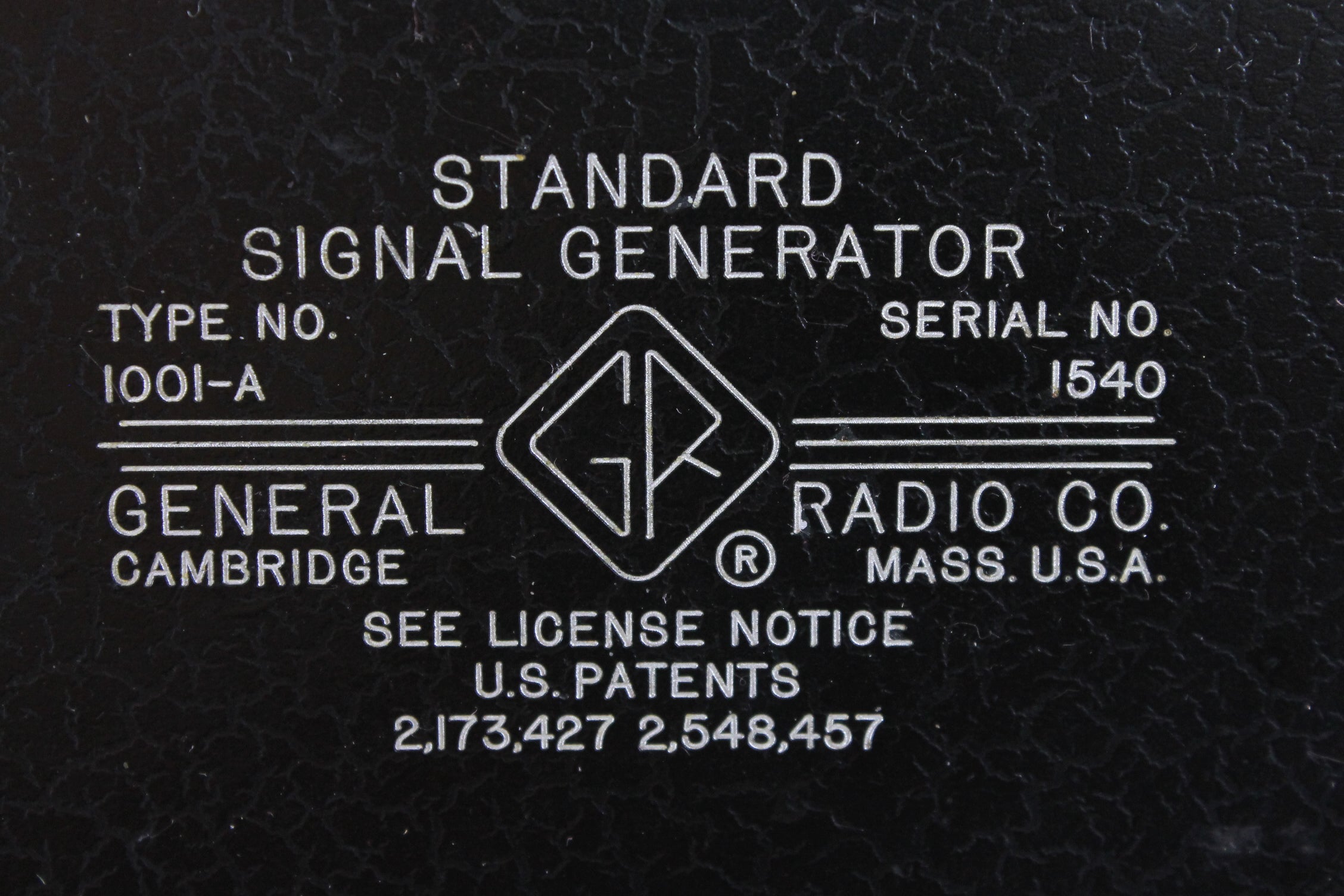 General Radio Signal Generator Type 1001-A