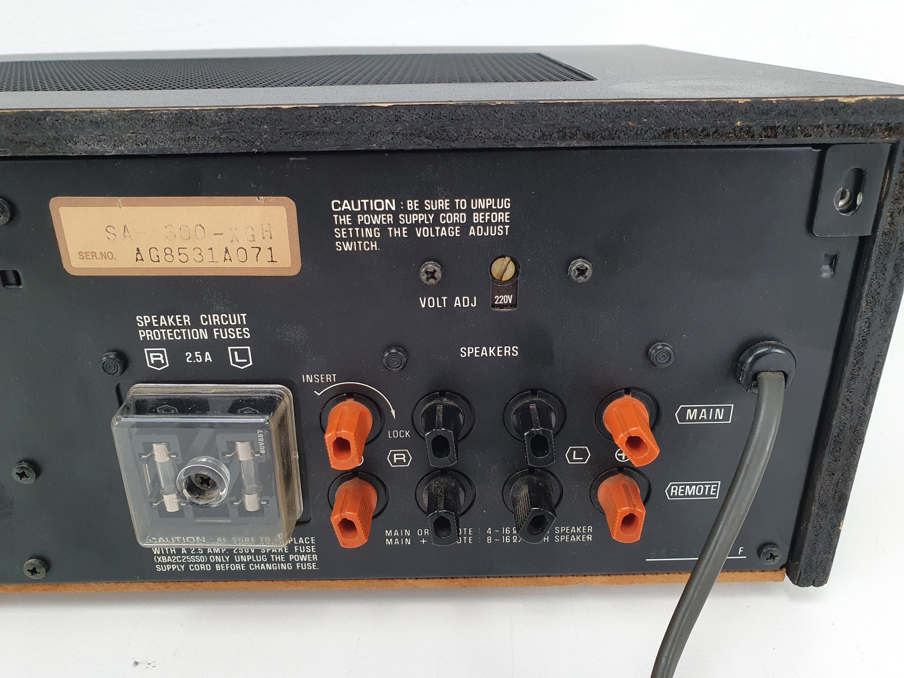 Technics SA-300 stereo-ontvanger - Onderhoud/Revisie van condensatoren/Phono-voorversterker