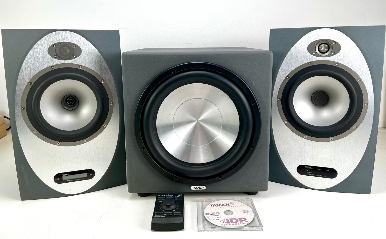 Tannoy PRECISION 8 IDP nearfield monitors (paar) en TS112 12" netwerksubwoofer