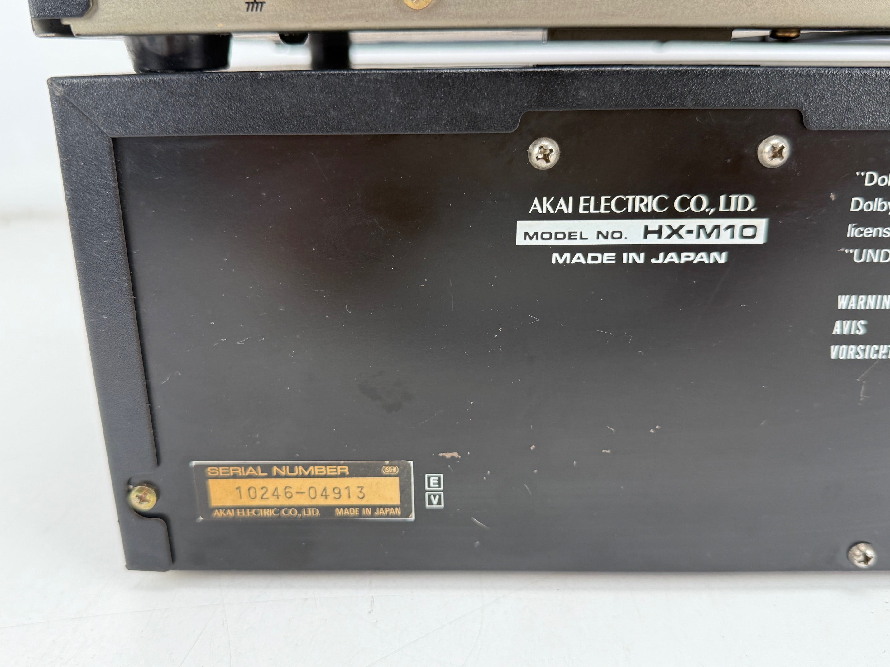 Akai AA-M8L tunerversterker / HX-M10 stereo cassettedeck set - Nieuwe riemen