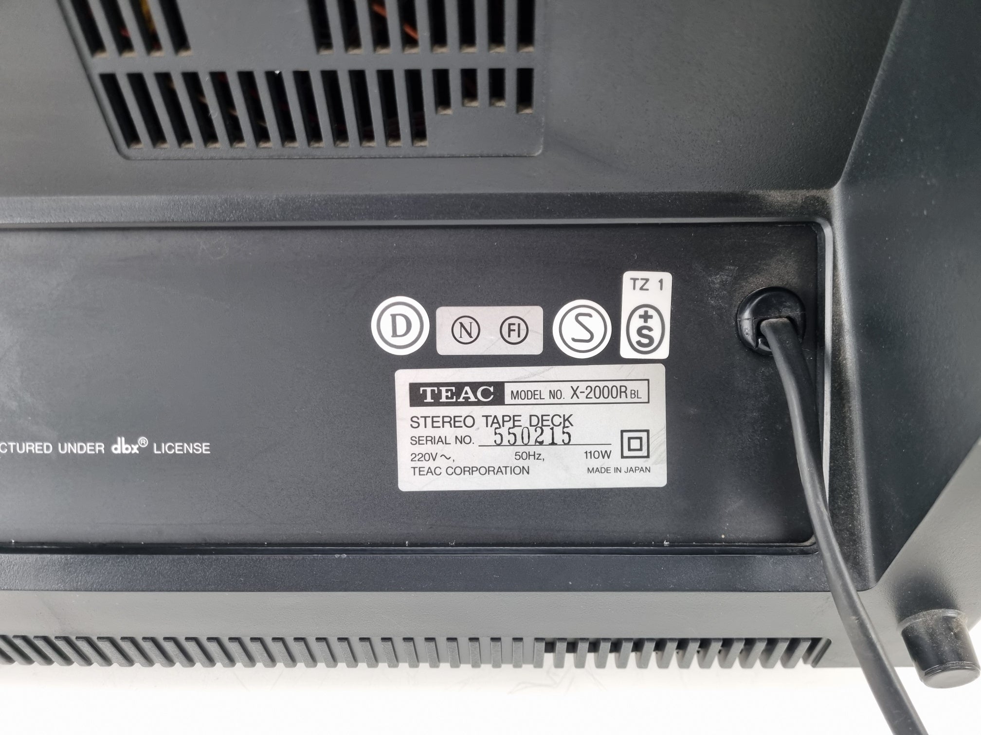 TEAC X 2000R 1/4'' Inch 26cm Reel To Reel Recorder - Fully Serviced