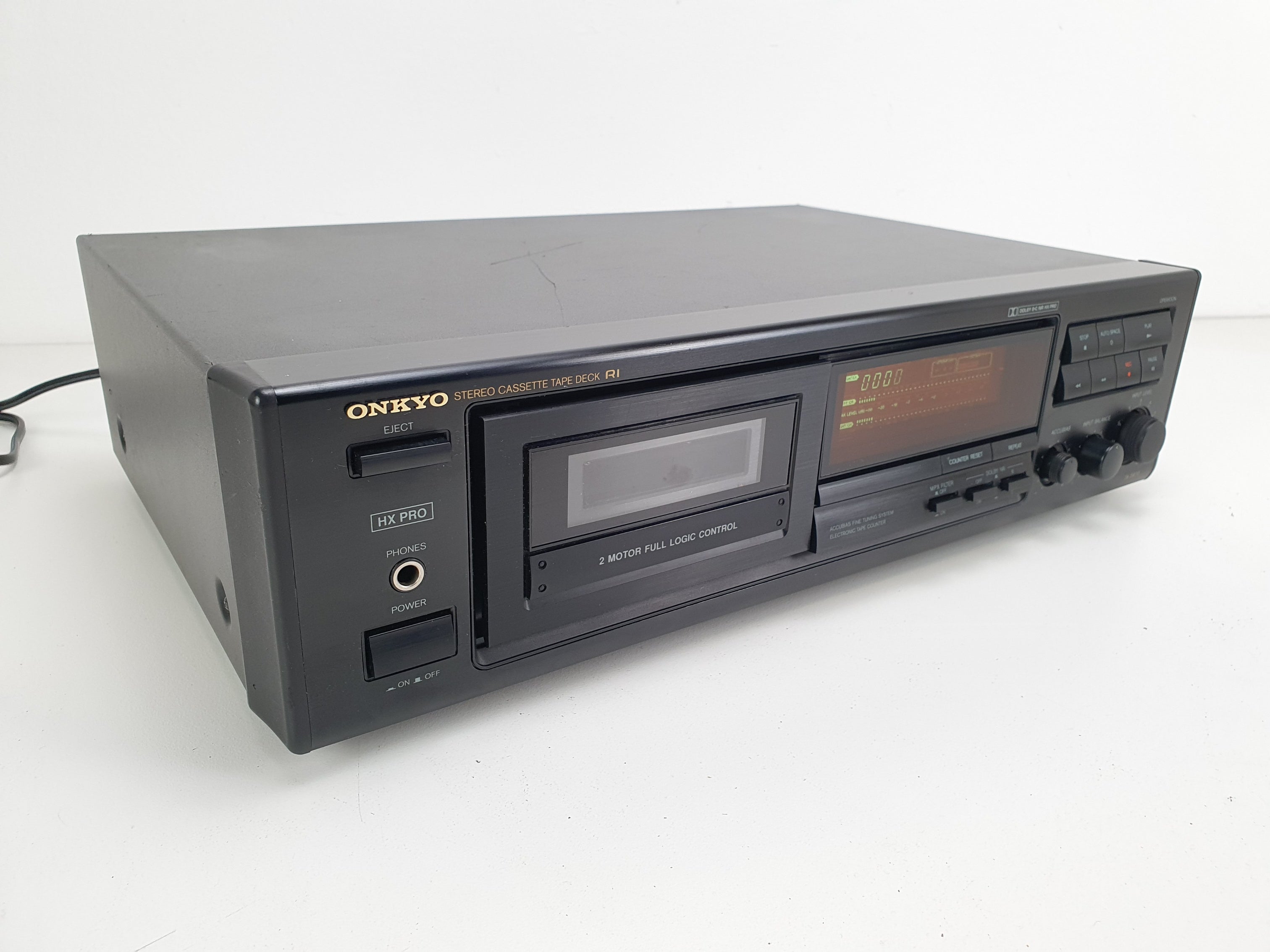 Onkyo TA-2820 vintage cassettedeck met 2 koppen