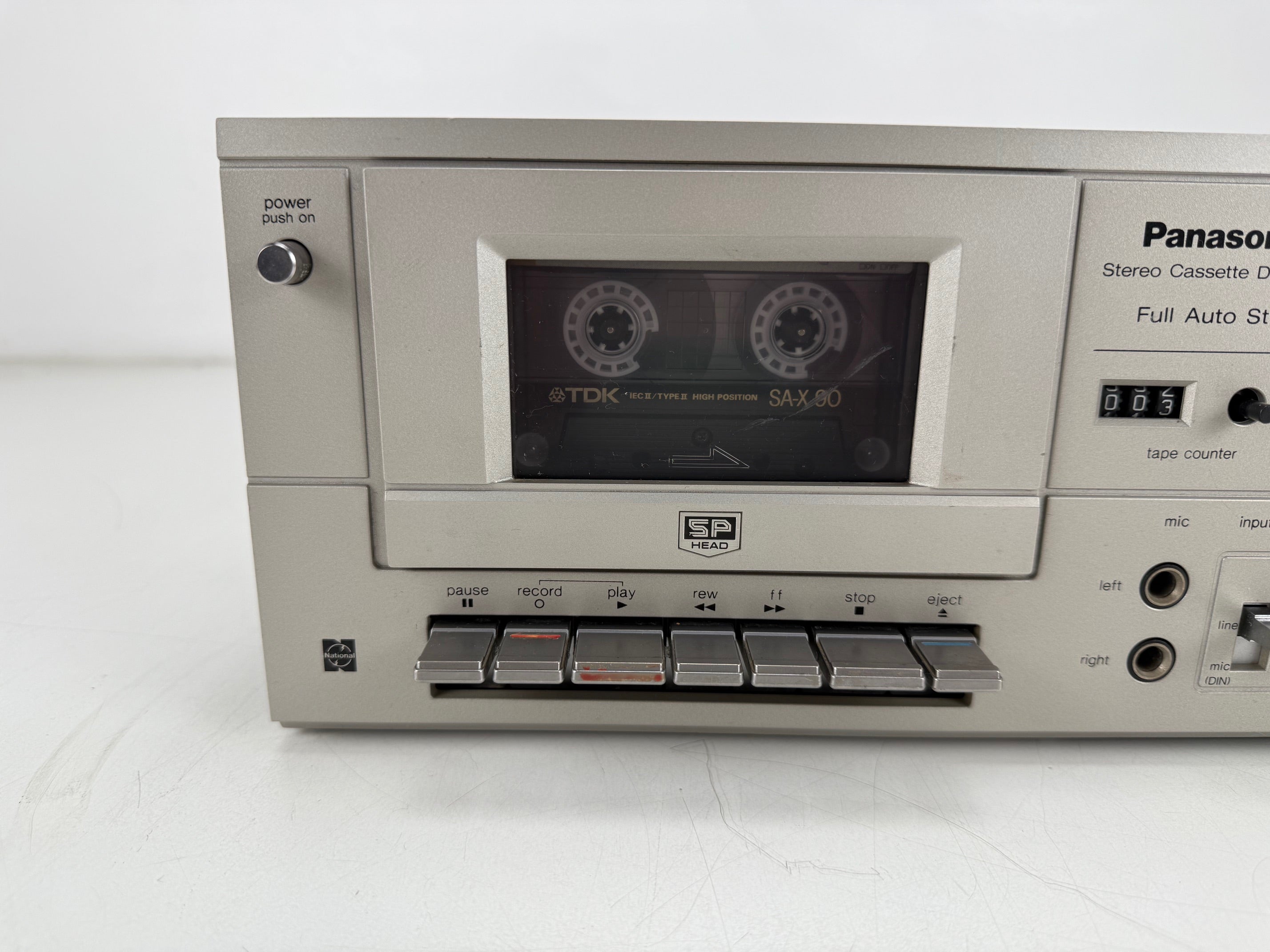 Panasonic RS-608 Stereo Cassette Deck - Serviced
