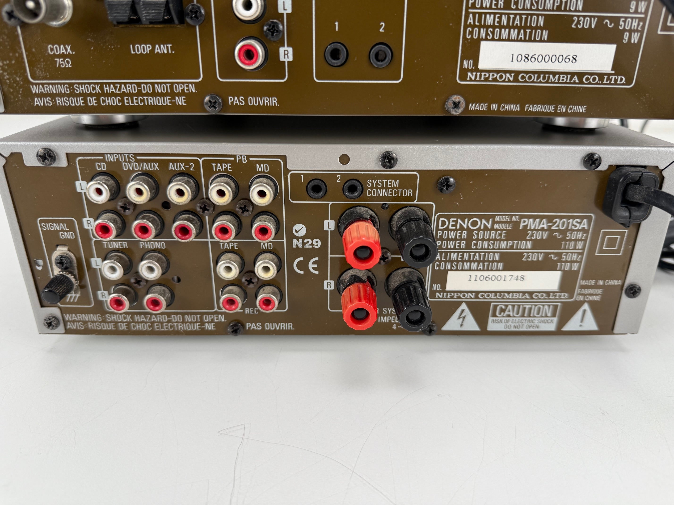 Denon DCD-201SA cd-speler / TU-201SA tuner / PMA-201SA versterkerset