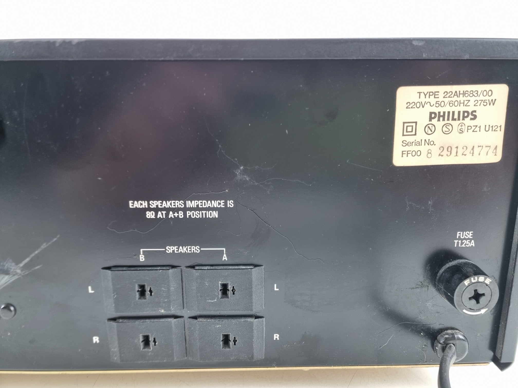 Philips AH-683- AM-FM STEREO RECEIVER- PotsCleaned - Replaced one switch - New lights