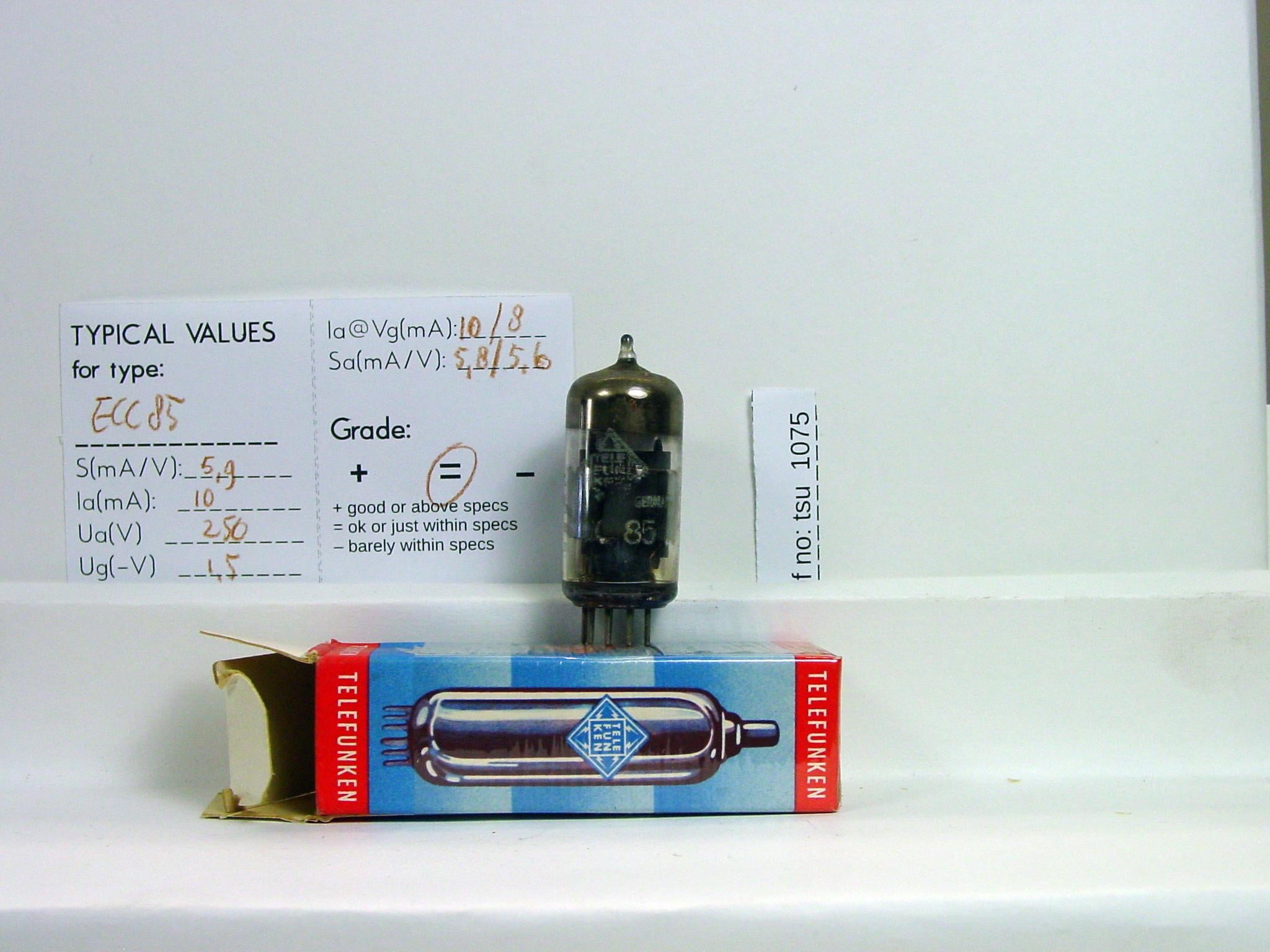 Telefunken ECC85 - Gebruikt (nr. 1)