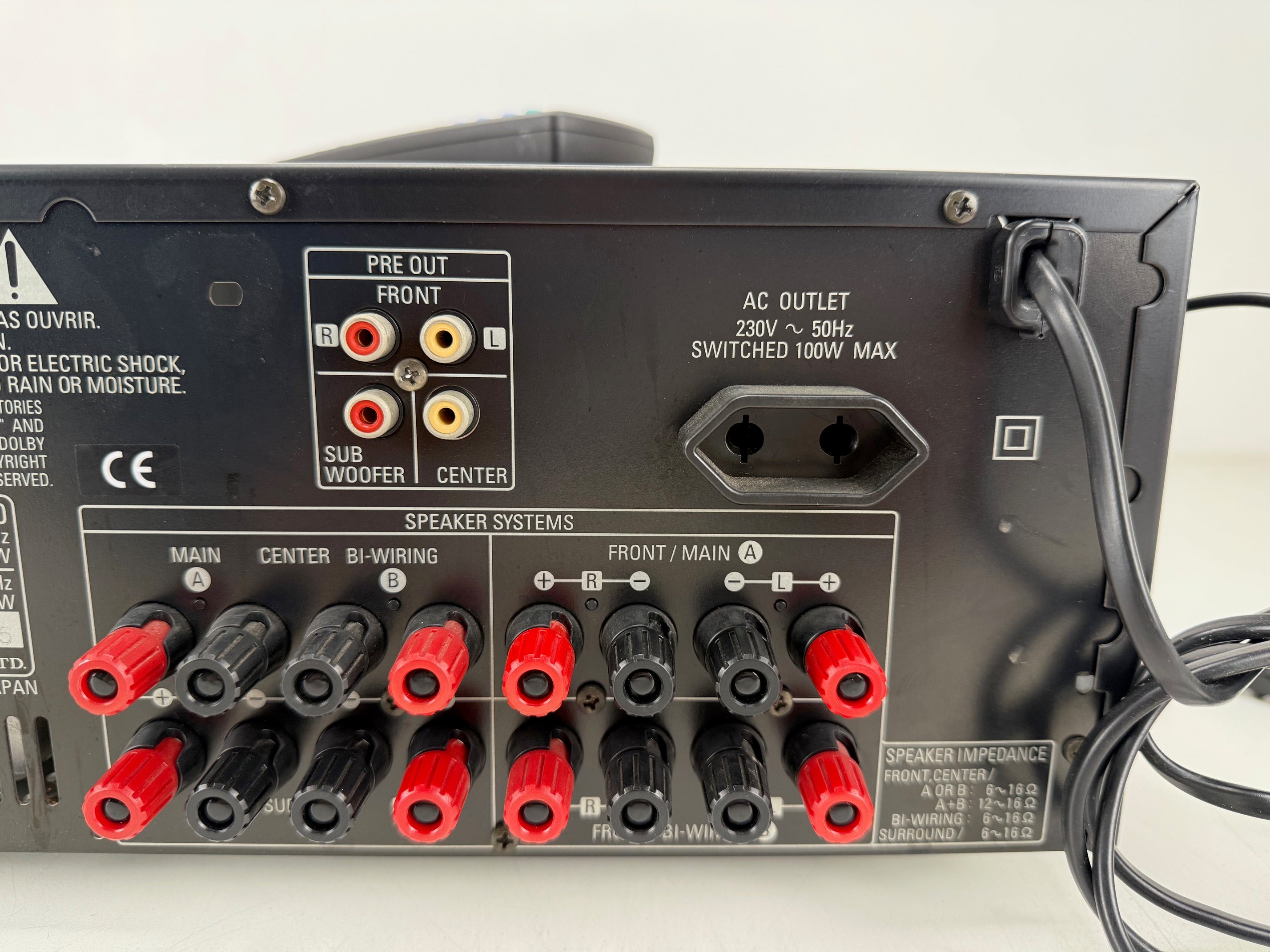 Denon AVR-1400 AV Surround Receiver With Remote Control