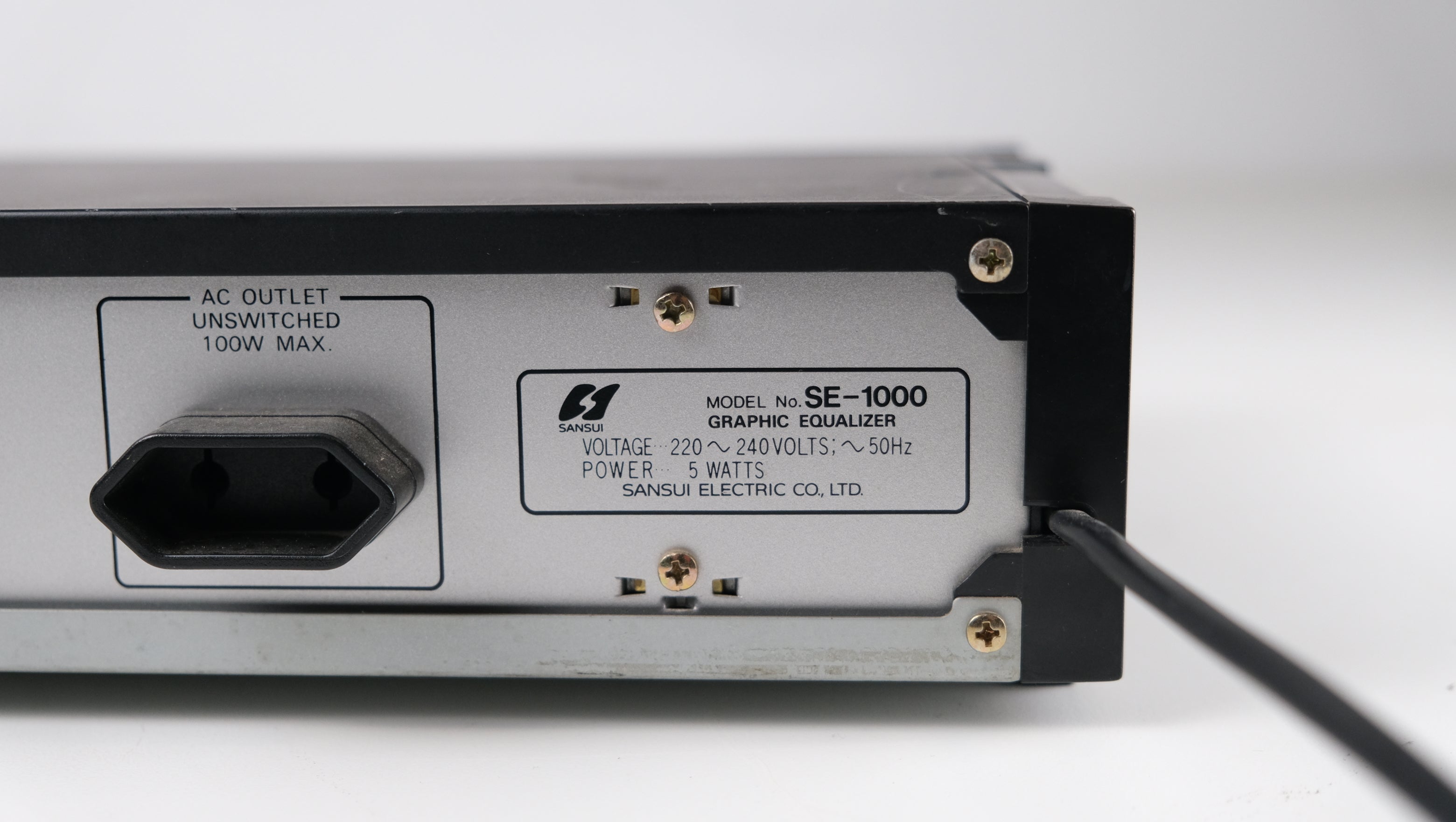 Sansui SE-1000 - Equalizer