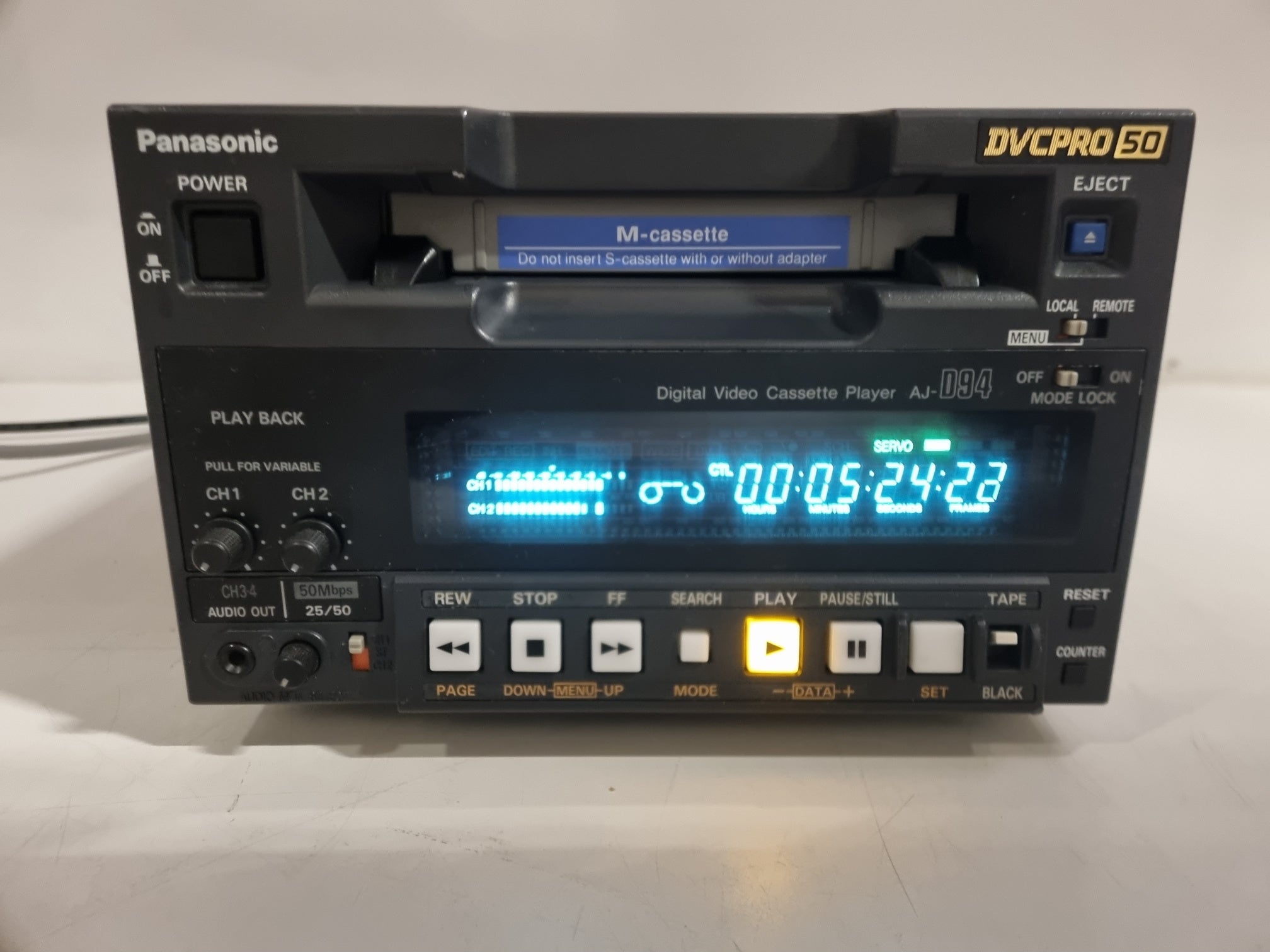 Panasonic AJ-D94 DVCPRO 50 Office Viewer - Completely serviced (No.1)