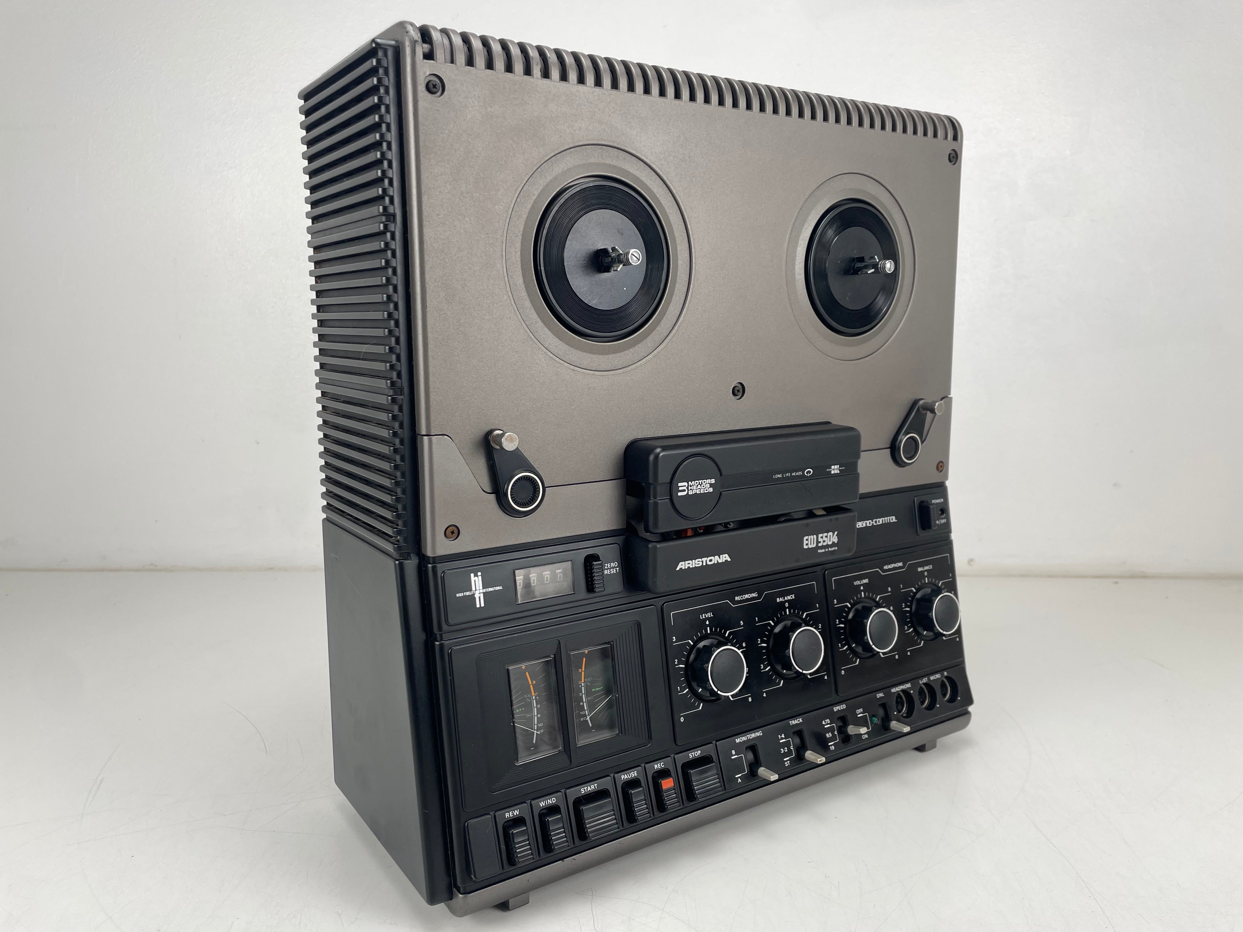 Aristona EW5504 Reel-to-Reel Tape Deck – Cleaned Potentiometers & New Snares