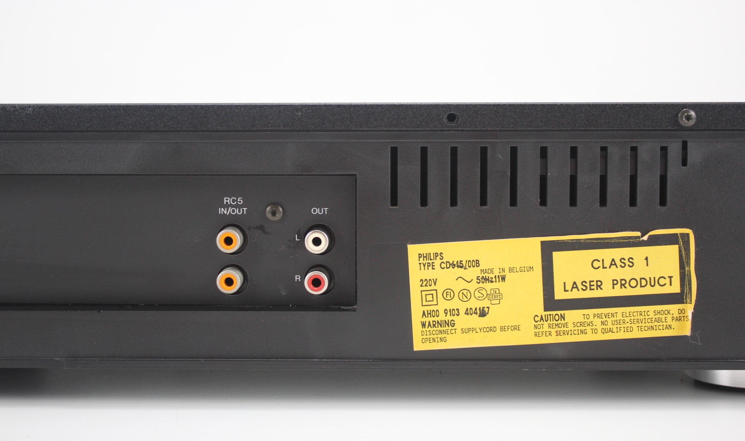 Philips CD615 compact disc - Werkend (lees de beschrijving)