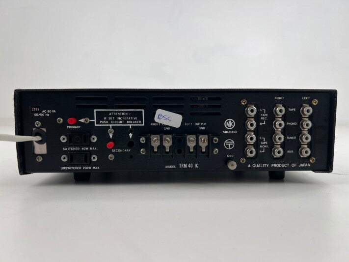Nikko 40-1C - Stereoversterker