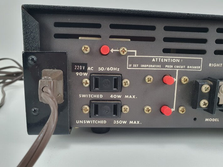 Nikko TRM40LA stereo solid-state versterker - onderhoud uitgevoerd