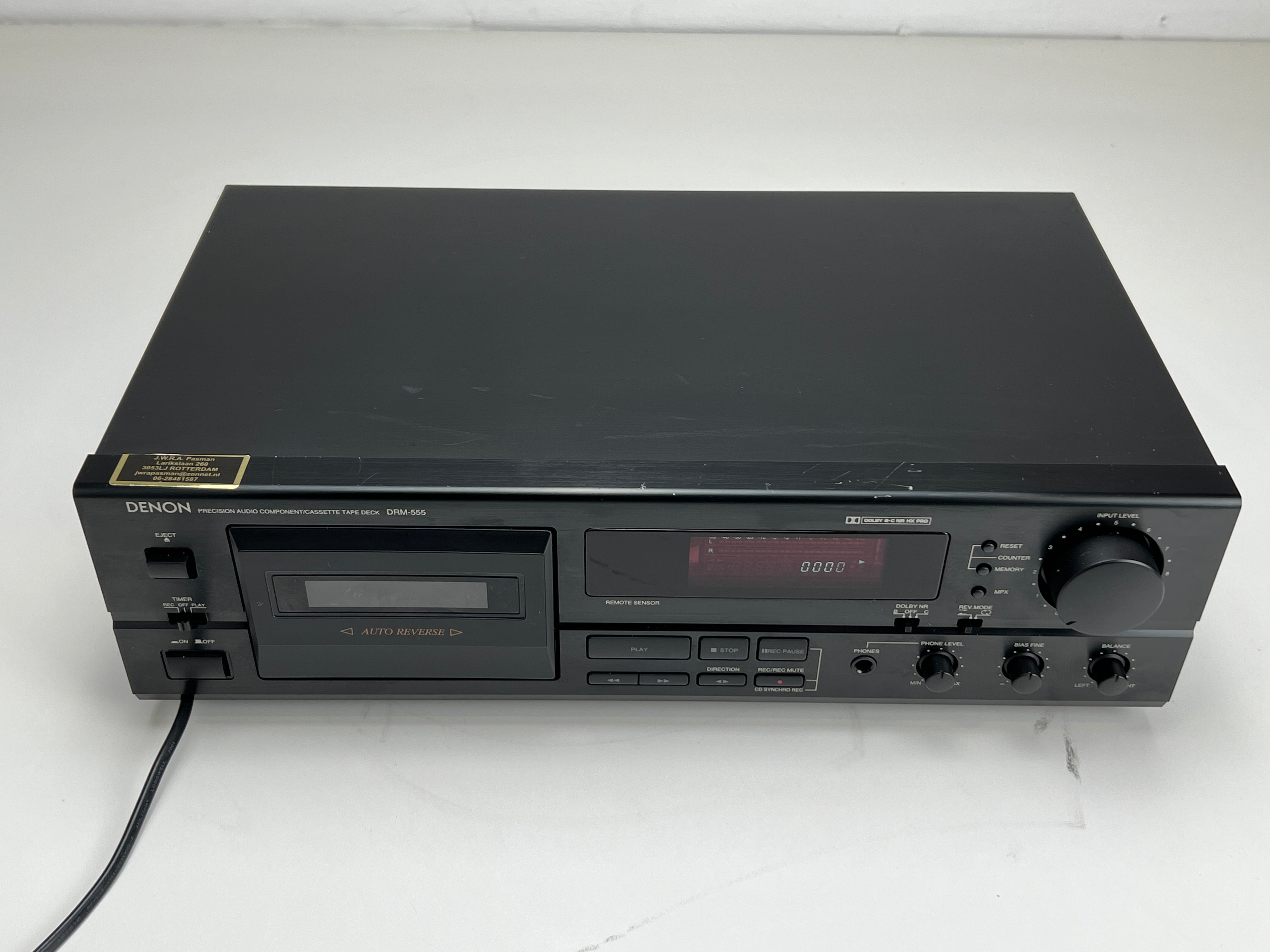 Denon DRM-555 - Cassette Deck