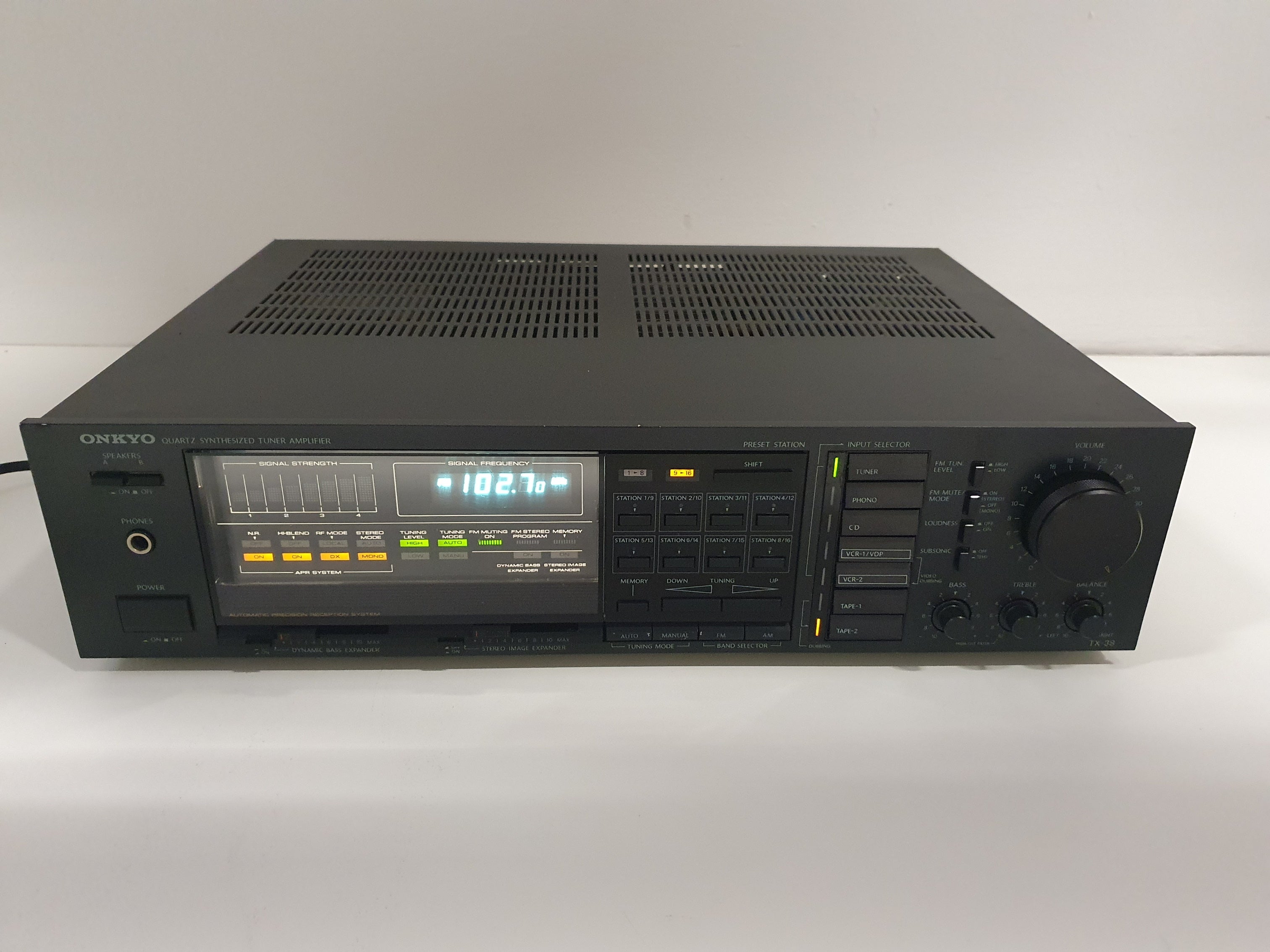 Onkyo TX-38 synthesizer tuner/versterker - Volledig nagekeken en onderhouden