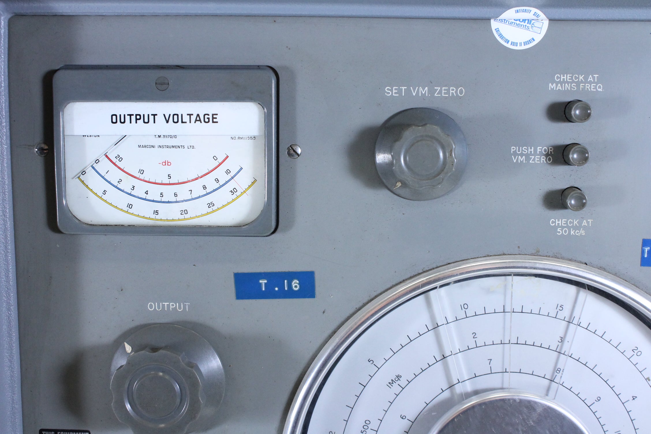 The Marconi Company Video Oscillator TF885A/1