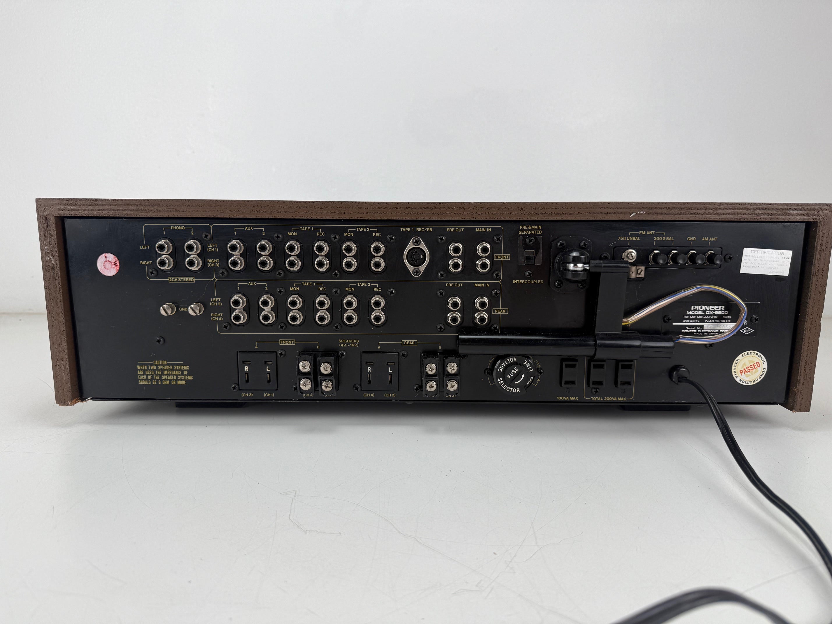Pioneer QX-9900 4-Channel Stereo Receiver - Fully serviced!
