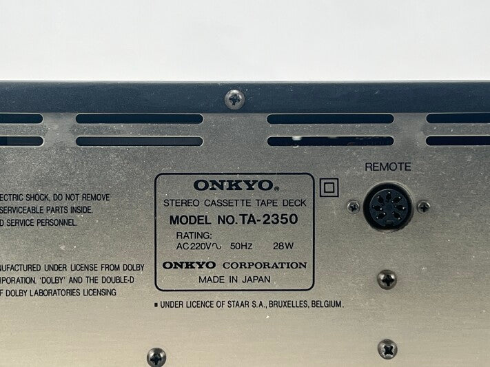 Onkyo TA-2350 - Cassettedeck