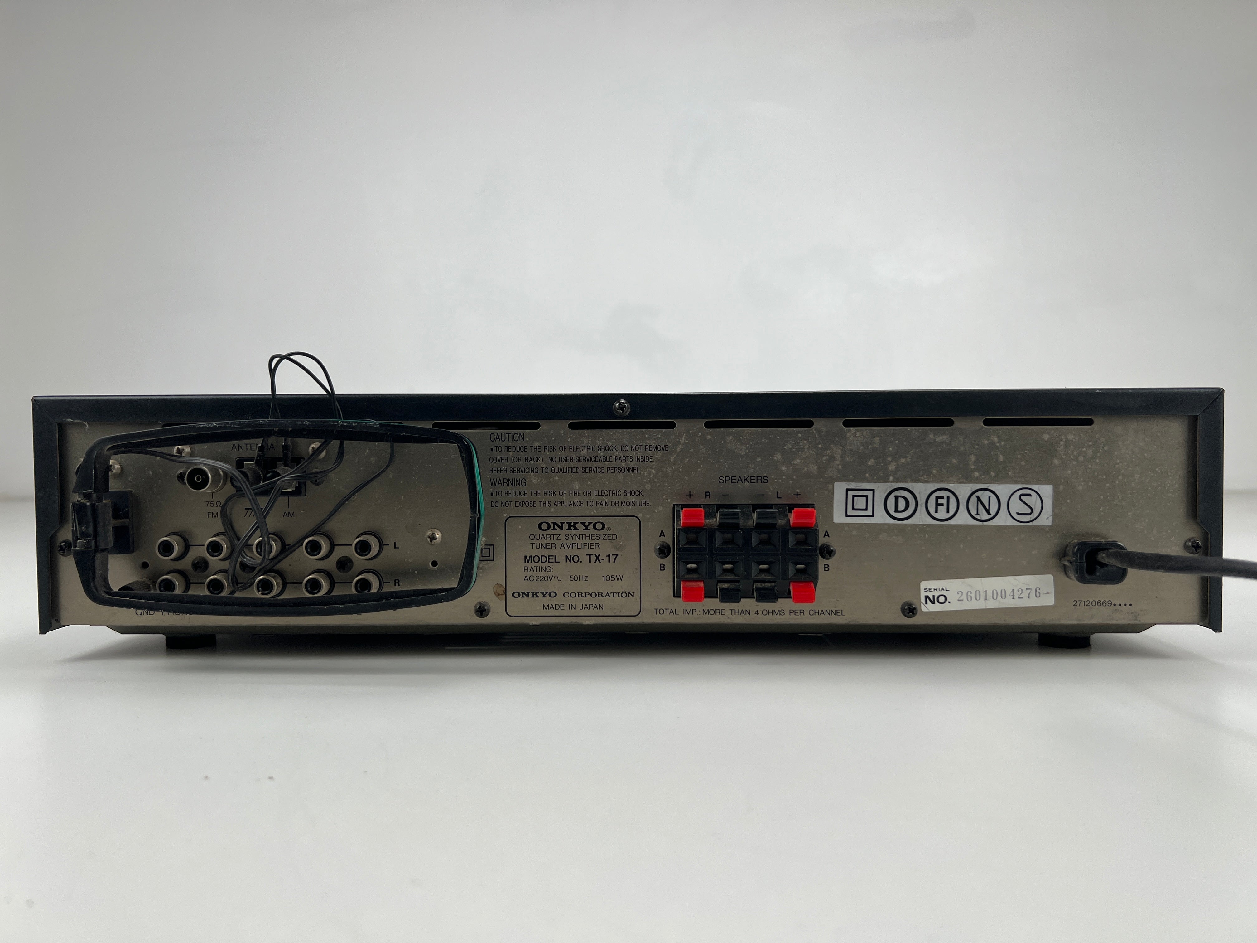 Onkyo TX-17 - Stereo Receiver