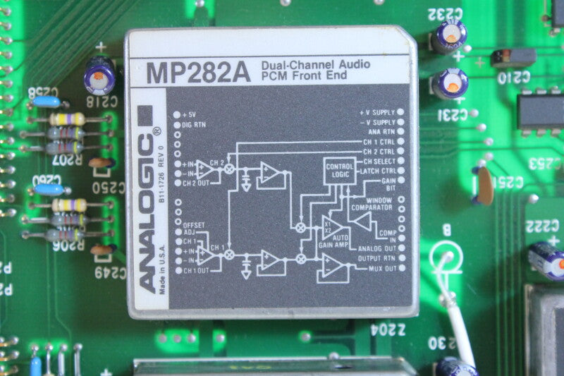 Otari PB-18RA Analog Digital Converter with Analogic MP2735-2 and MP282A
