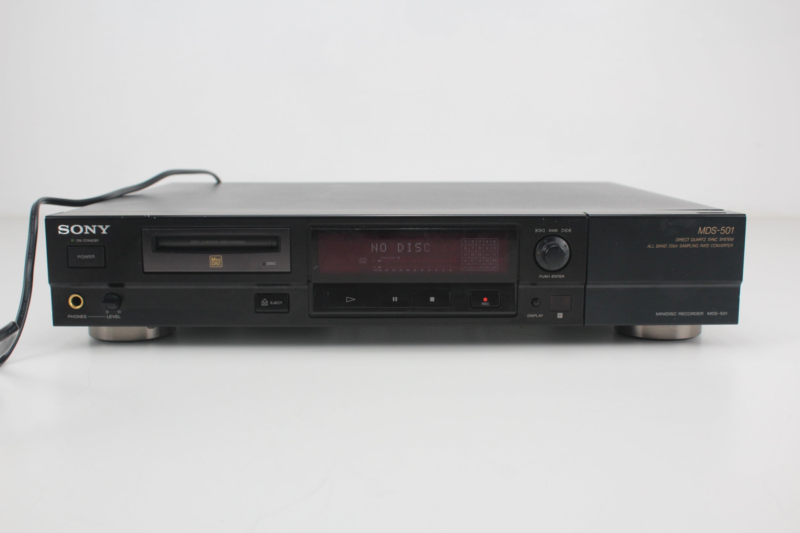 Sony Minidisc Deck type 501 - Partially working