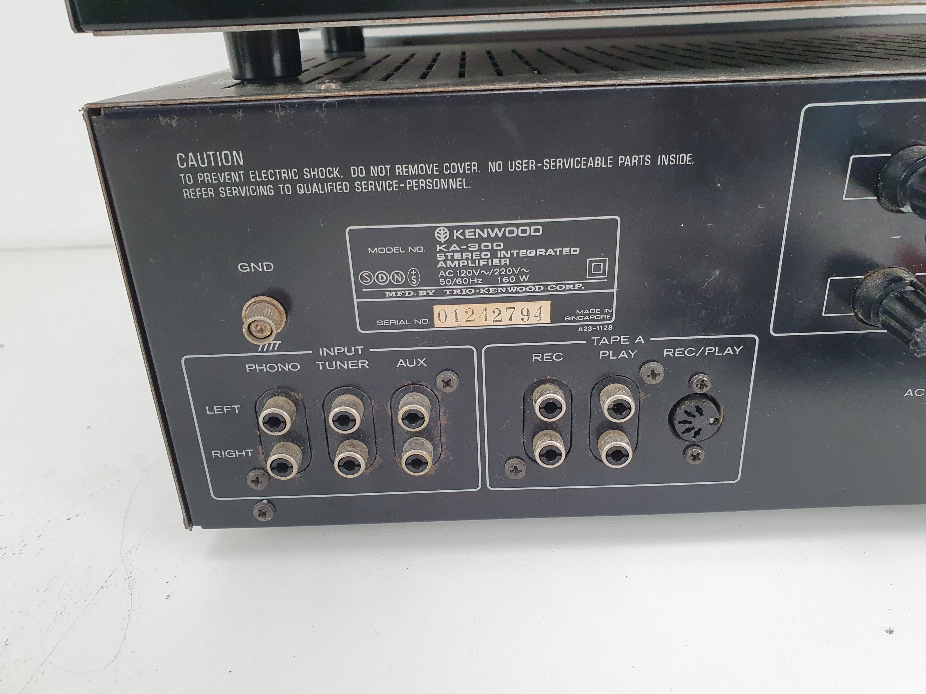 Kenwood KA-300 versterker - KX-400 cassettedeck - KT-400 tuner - Nette, onderhouden set
