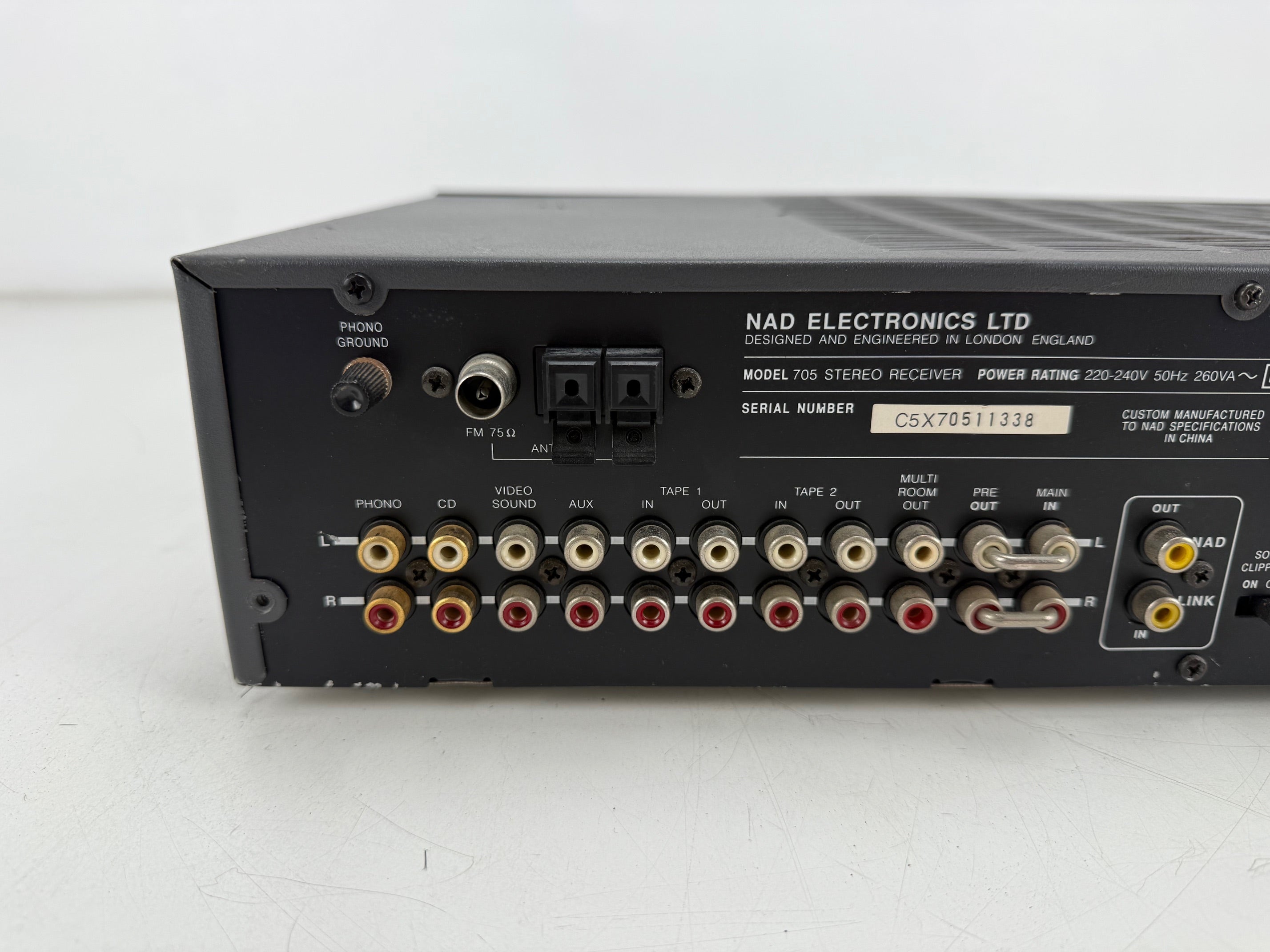 NAD 705 Stereo Receiver - New Lights