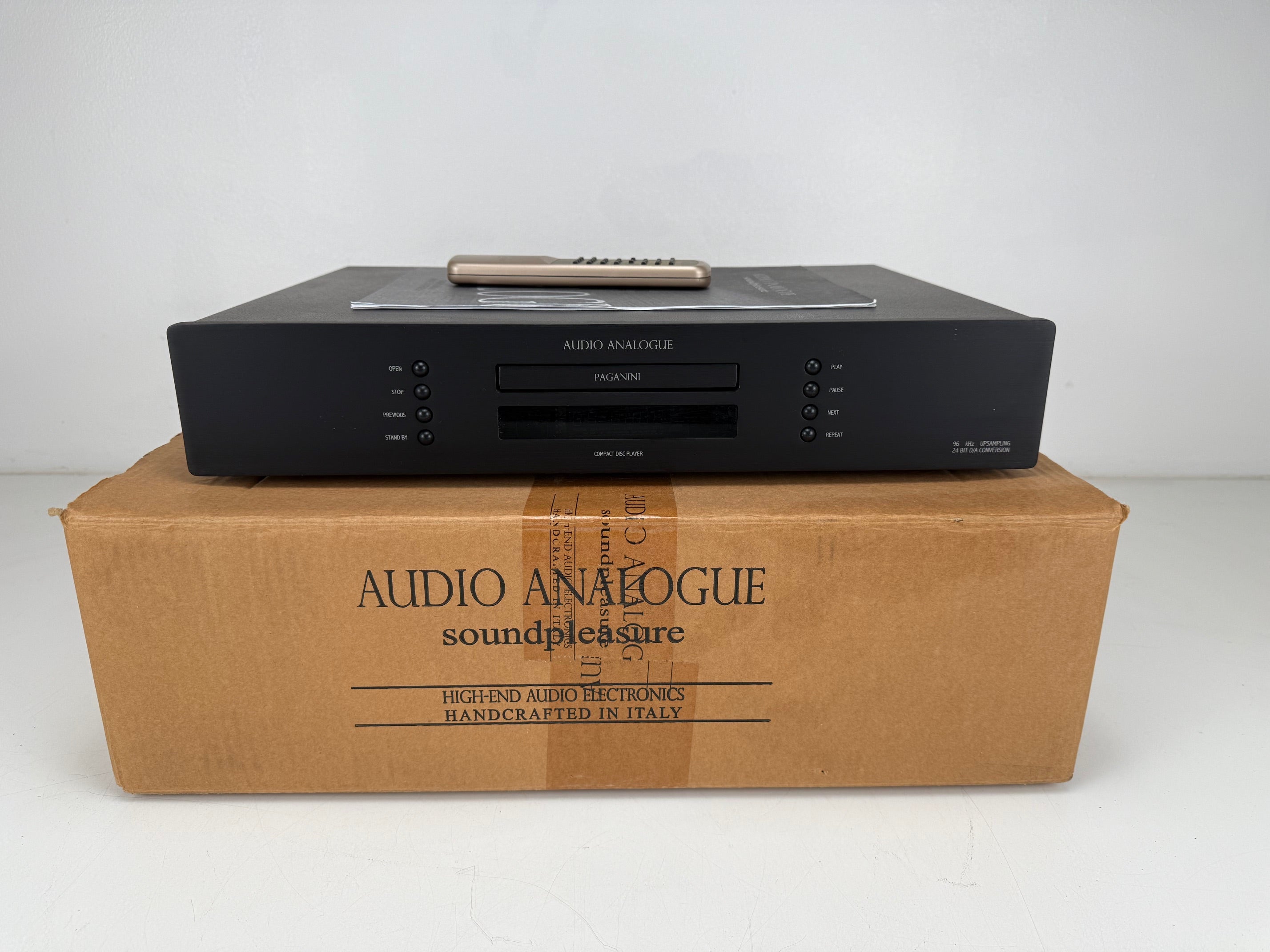 Unknown Paganini 96/24 CD-Player With Original Box - Remote Control - Manuals