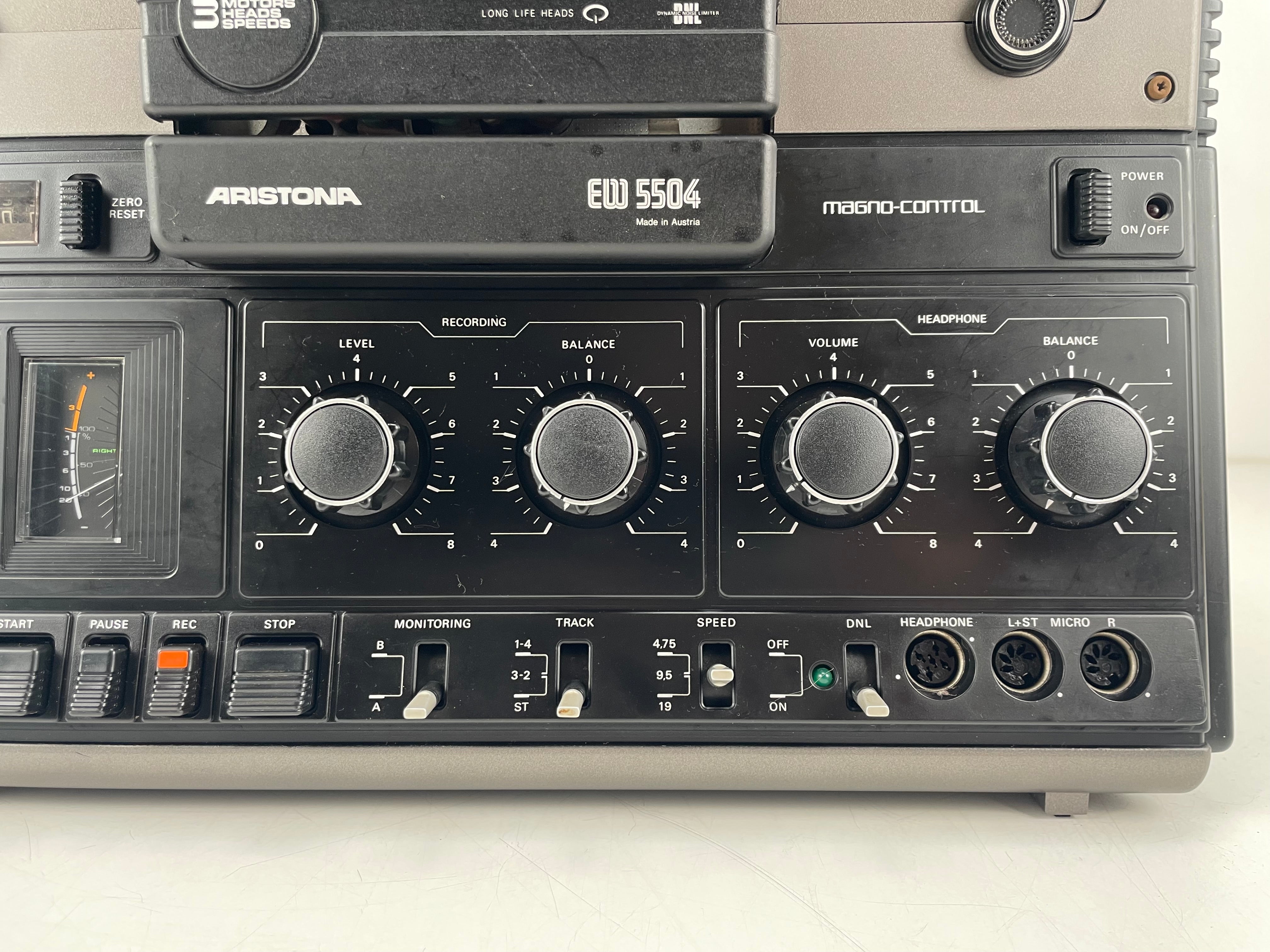 Aristona EW5504 Reel-to-Reel Tape Deck – Cleaned Potentiometers & New Snares