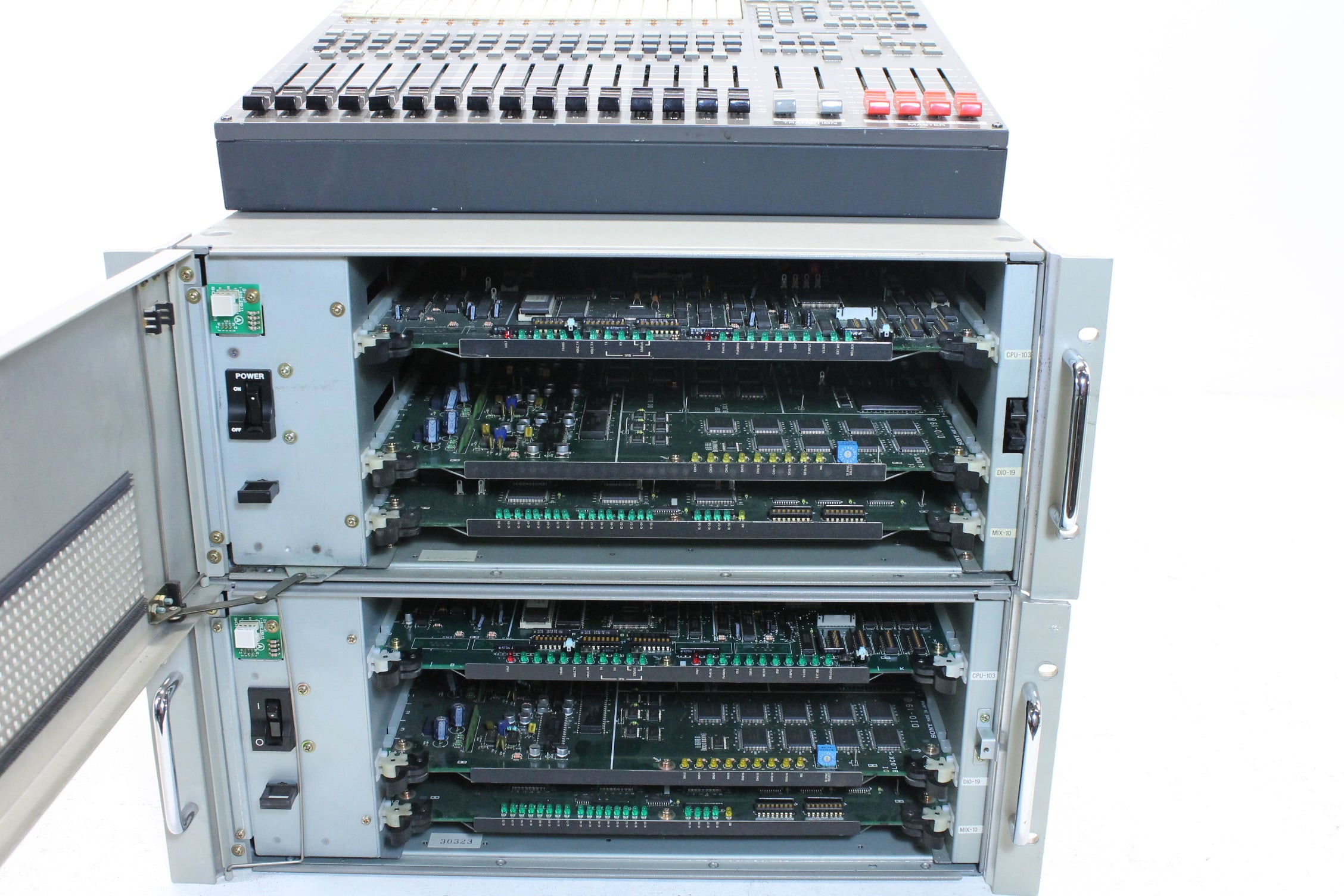 Sony Digital Audio Mixer DMX-E3000 with mainframe and Service Manual