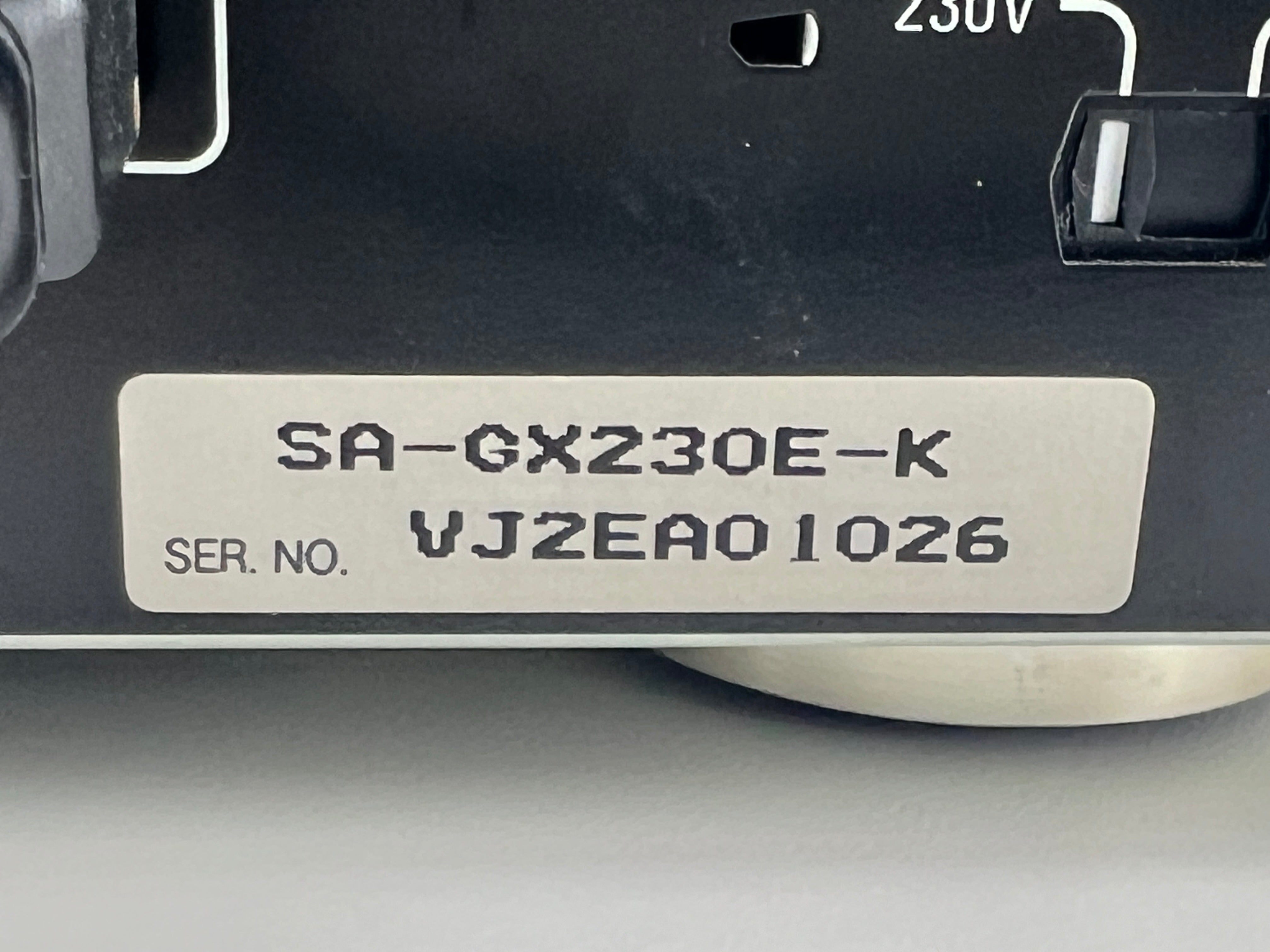 Technics SA-GX230 - Stereo Receiver