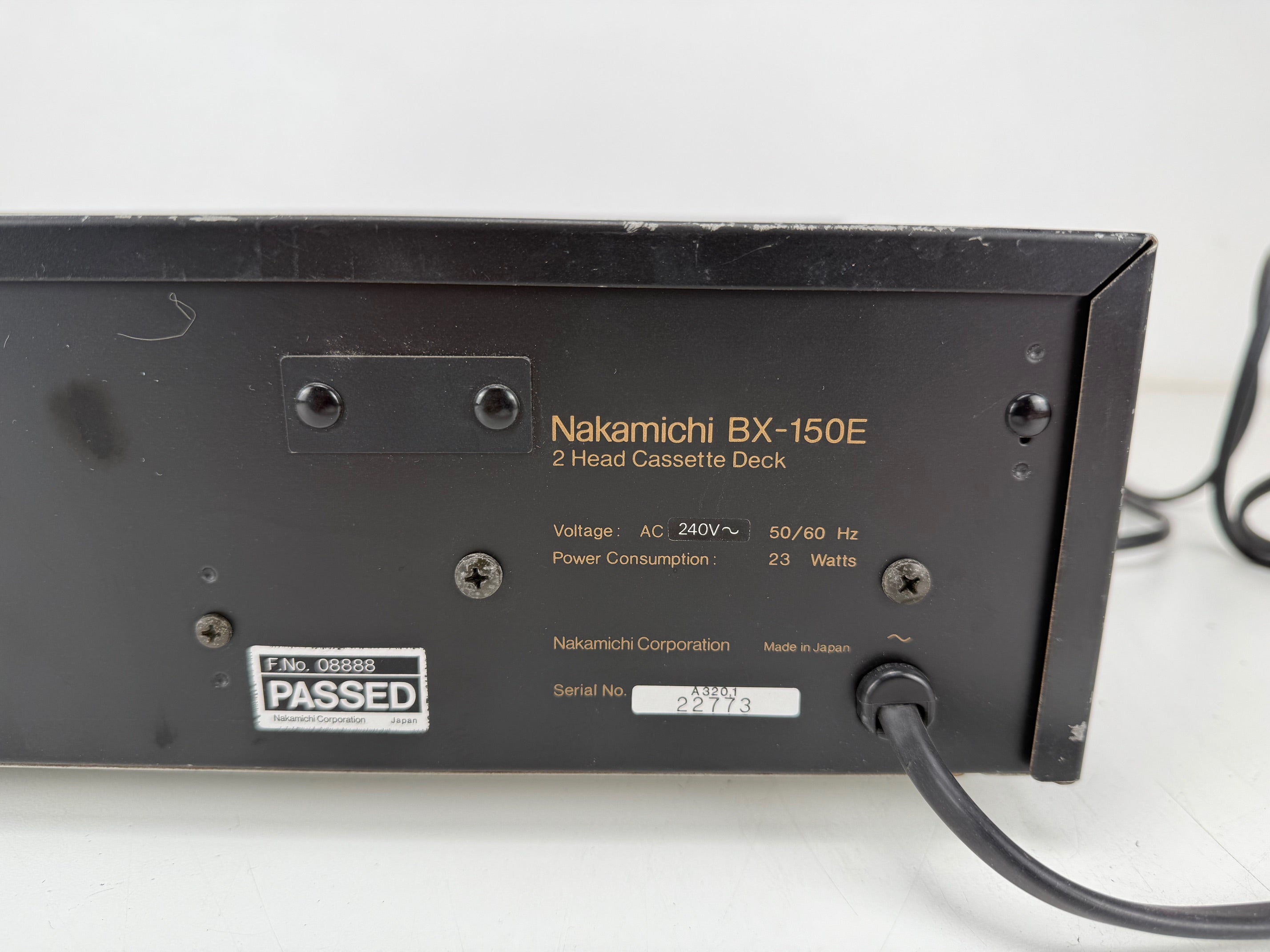 Nakamichi BX-150E stereo cassettedeck met 2 koppen - Onderhoud uitgevoerd