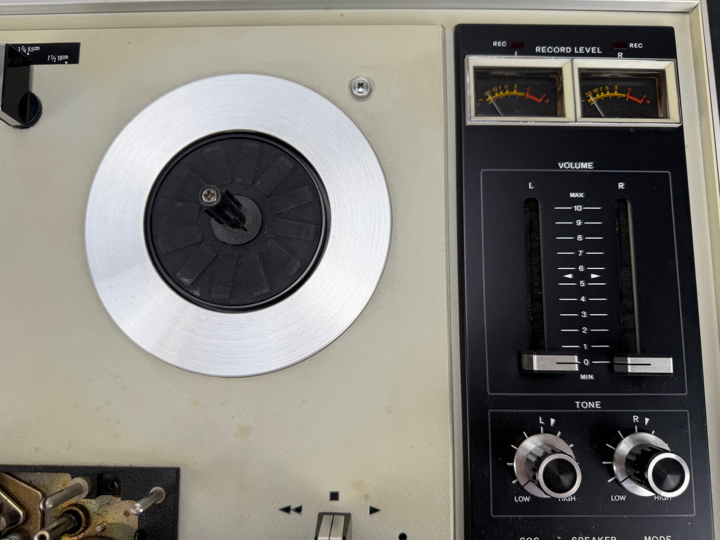 Sony TC-270 1/4" stereo bandrecorder - Verkocht zoals hij is