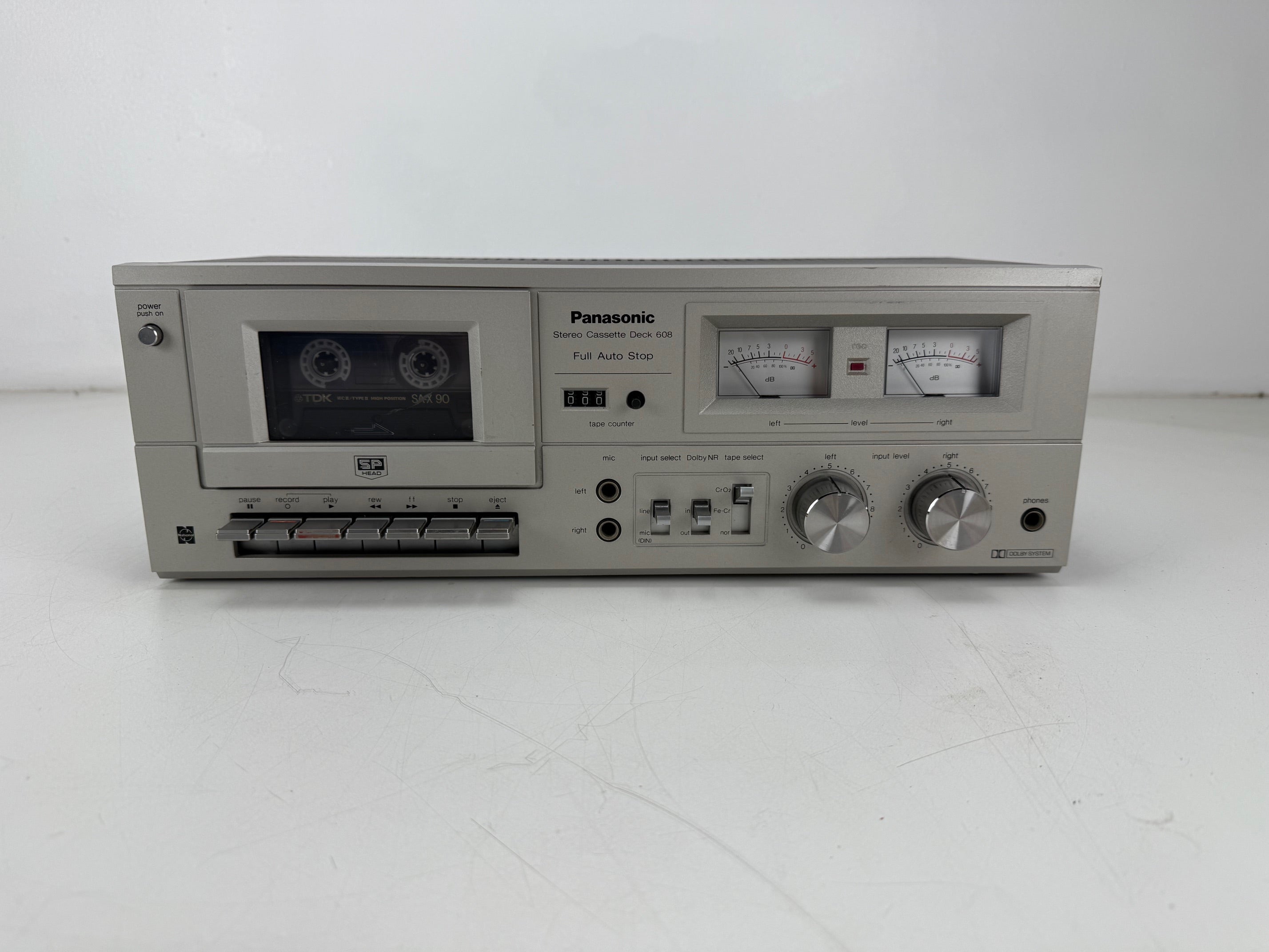 Panasonic RS-608 stereo cassettedeck - Onderhoud uitgevoerd