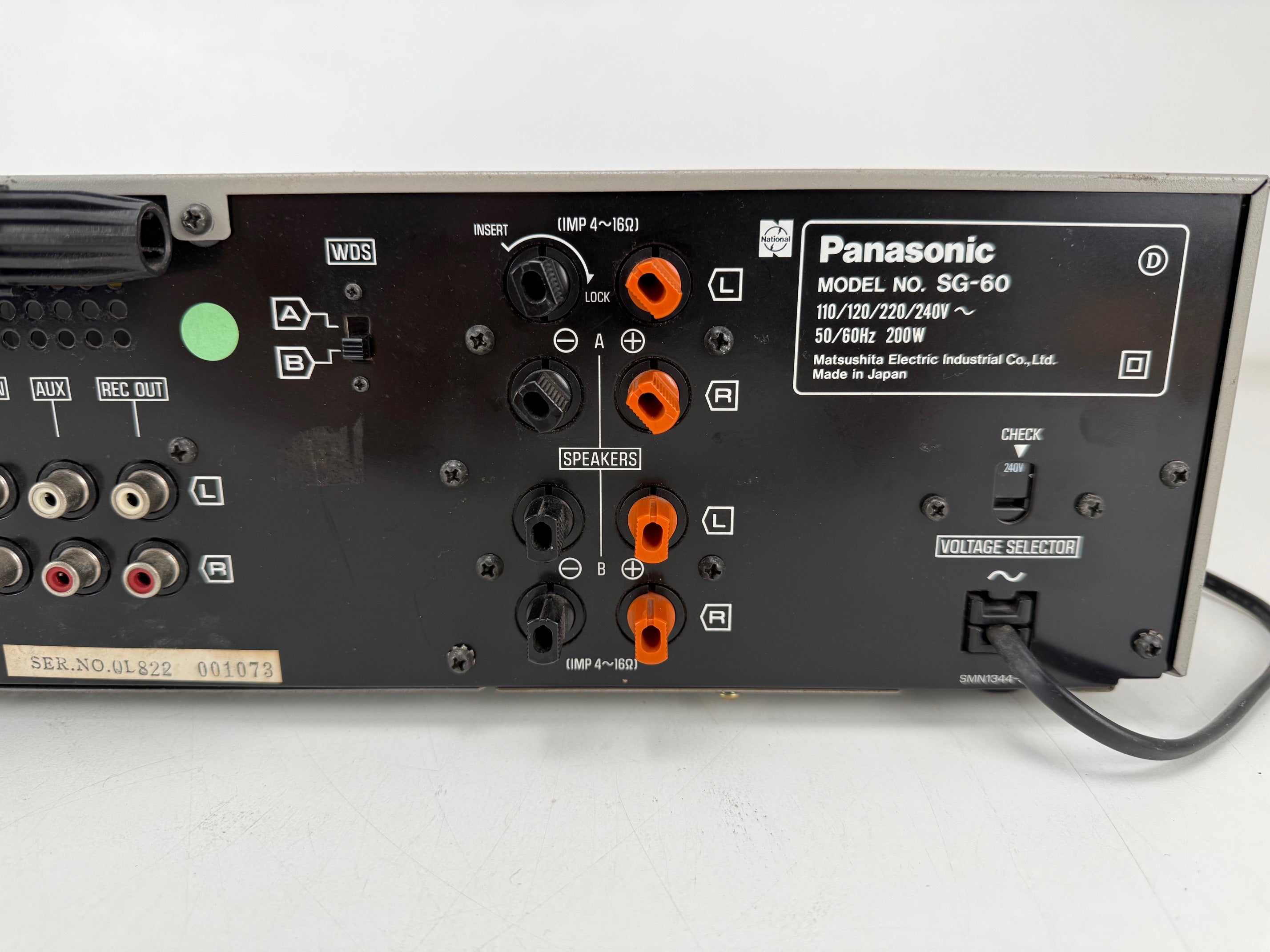 Panasonic SG-60 HI-FI Cassette Deck / Receiver