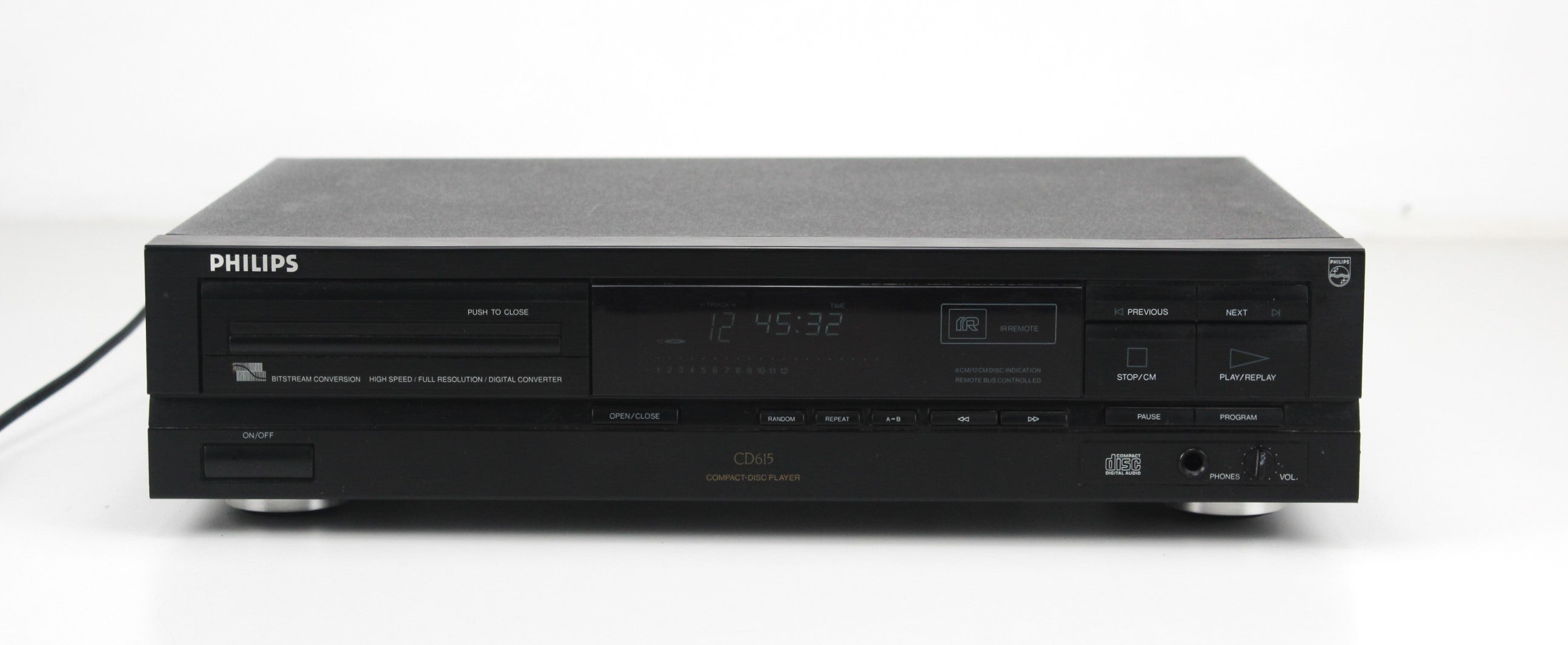 Philips CD615  Compact Disc Player - Working, read info