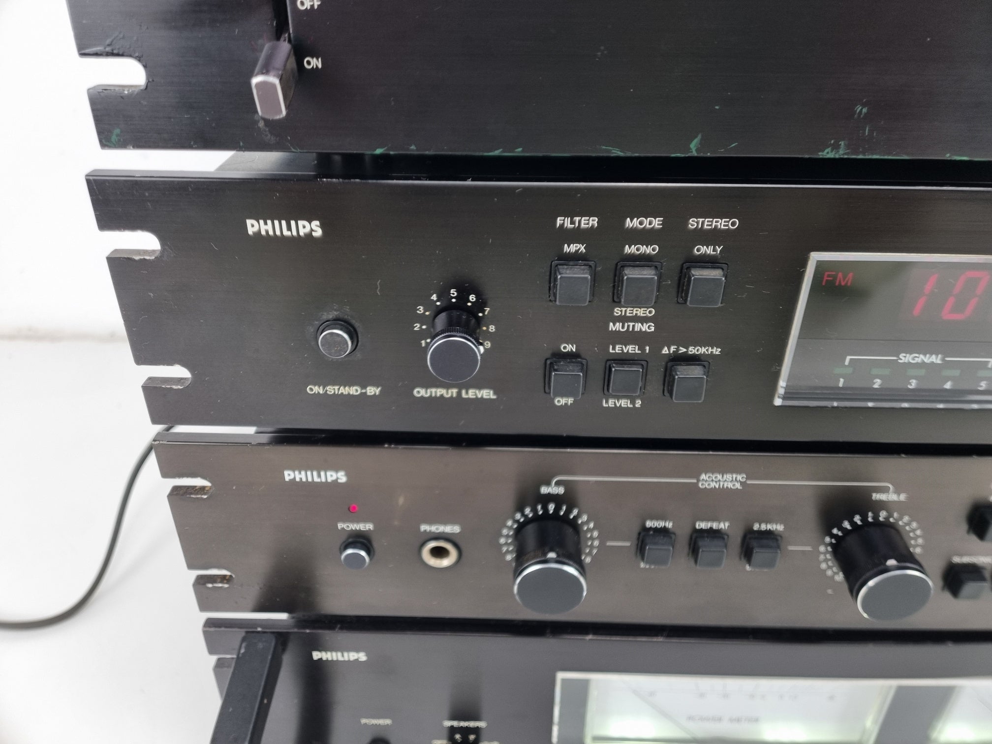 Philips 070 Switch Unit  - 180 TUNER - 280 Pre amp - 380 DC Power Amp - Fully Serviced set