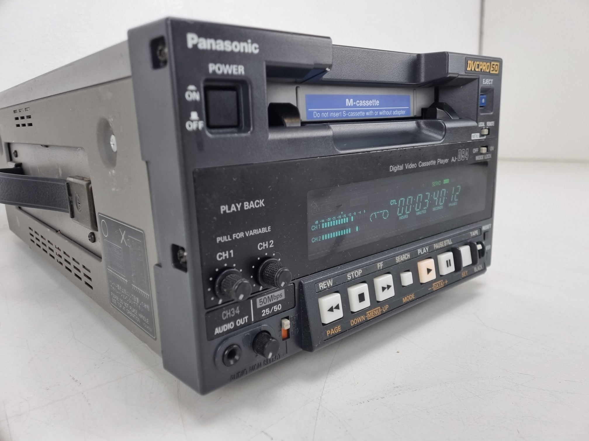 Panasonic AJ-D94 DVCPRO 50 Office Viewer - Completely serviced (No.1)