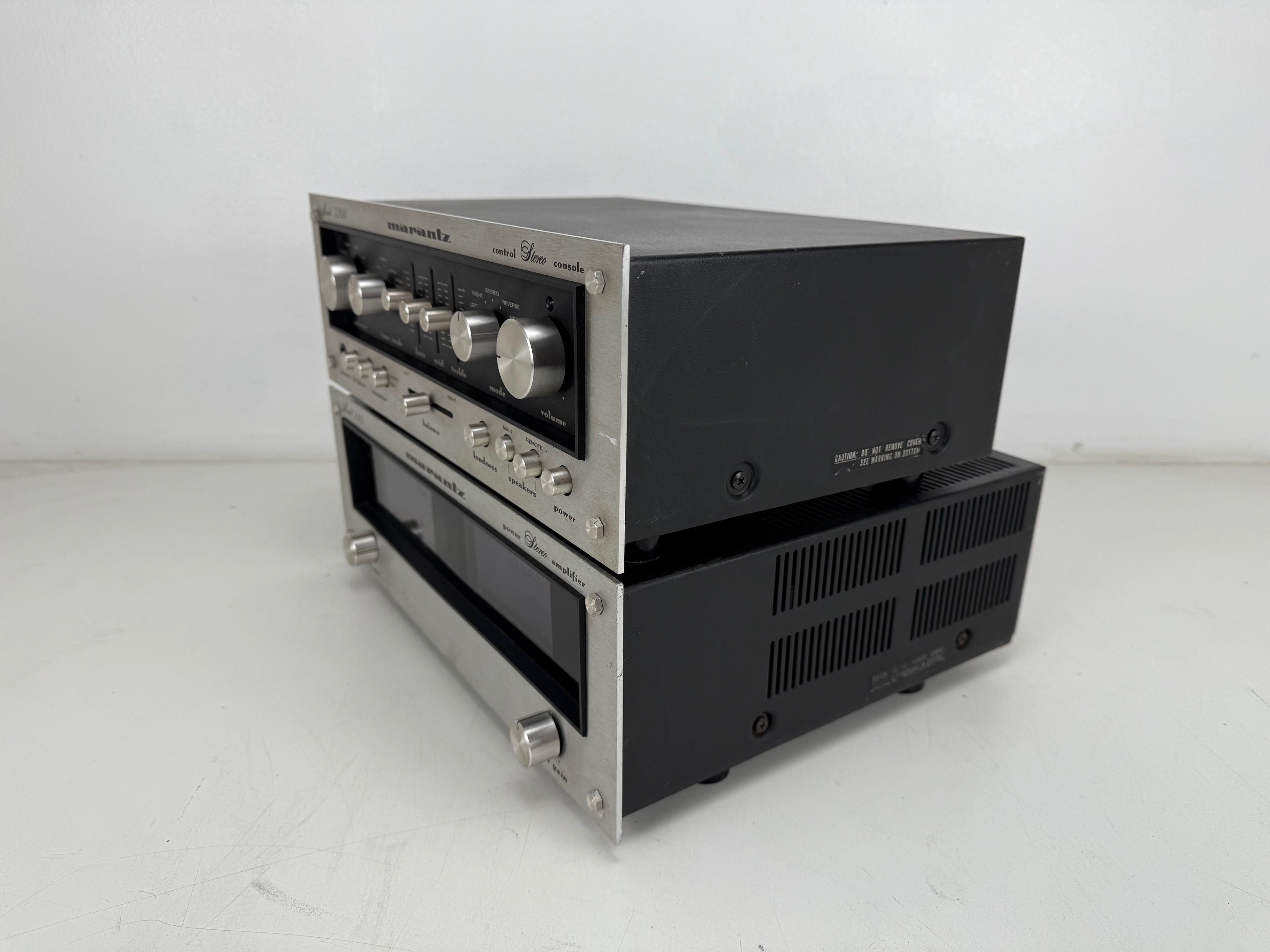 Marantz Model 3200 Control Stereo Console / Model 140 Power Amplifier - Fully serviced SET