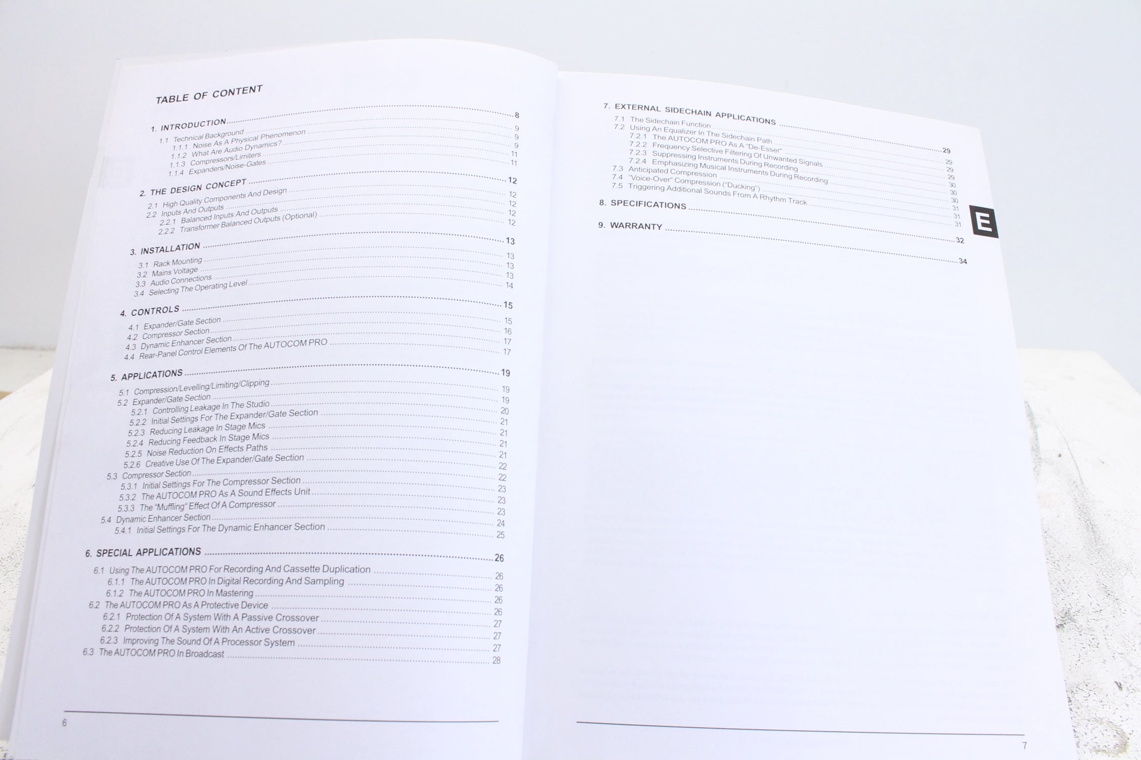 Behringer Autocom Pro MDX1400 User's Manual