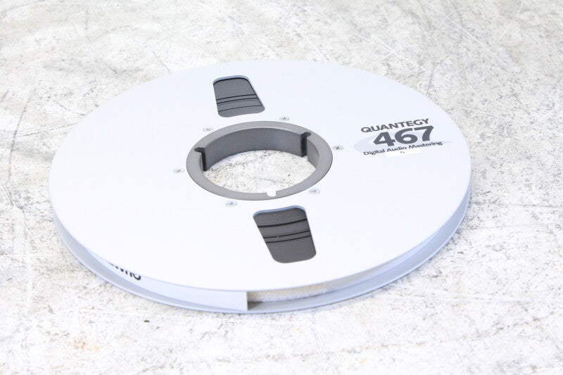 Quantegy 467 1/2 inch mastering tape in protective case +  3M floppy